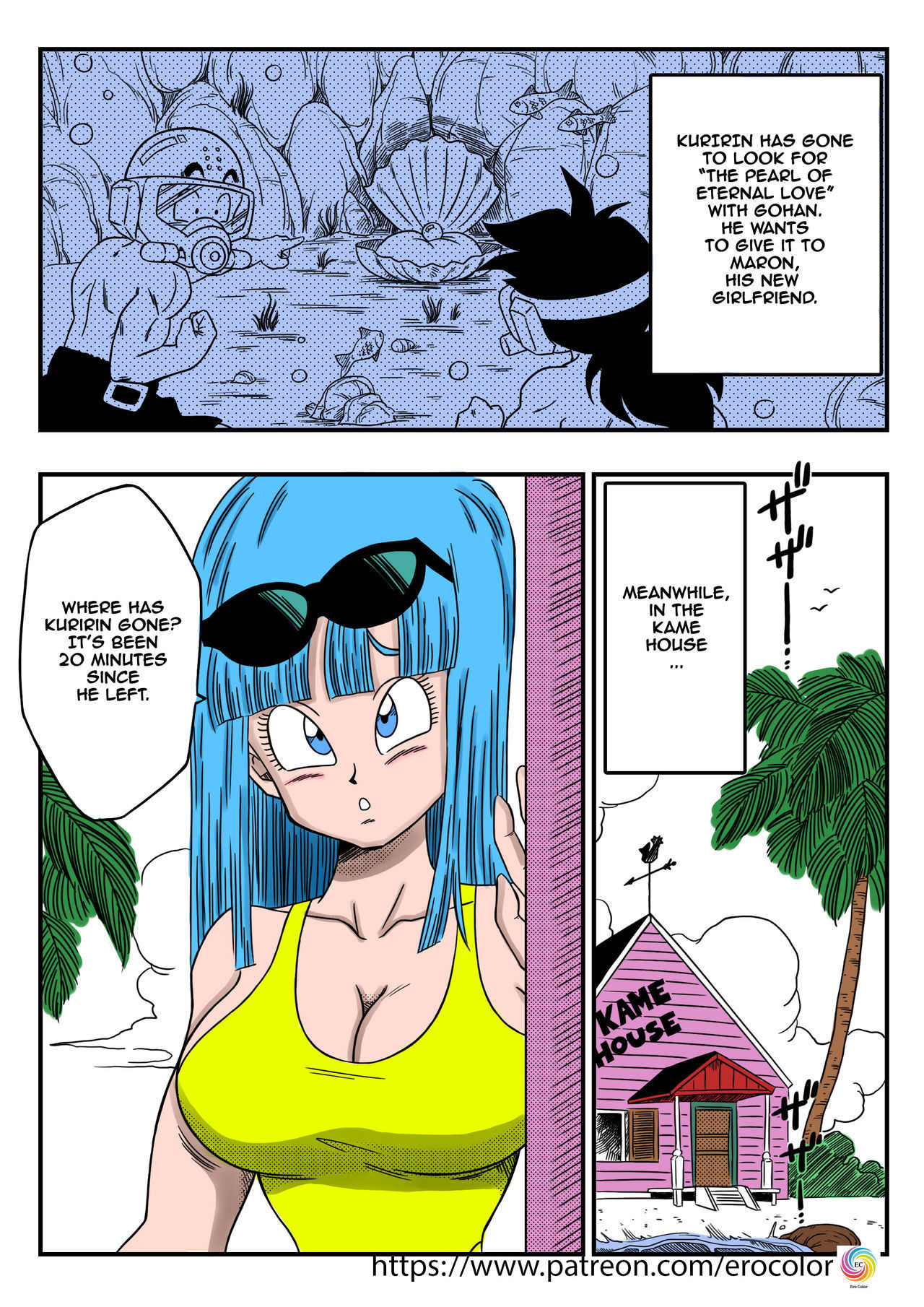 [Yamamoto] BITCH GIRLFRIEND (Dragon Ball Z) [English][Colorized][Erocolor]