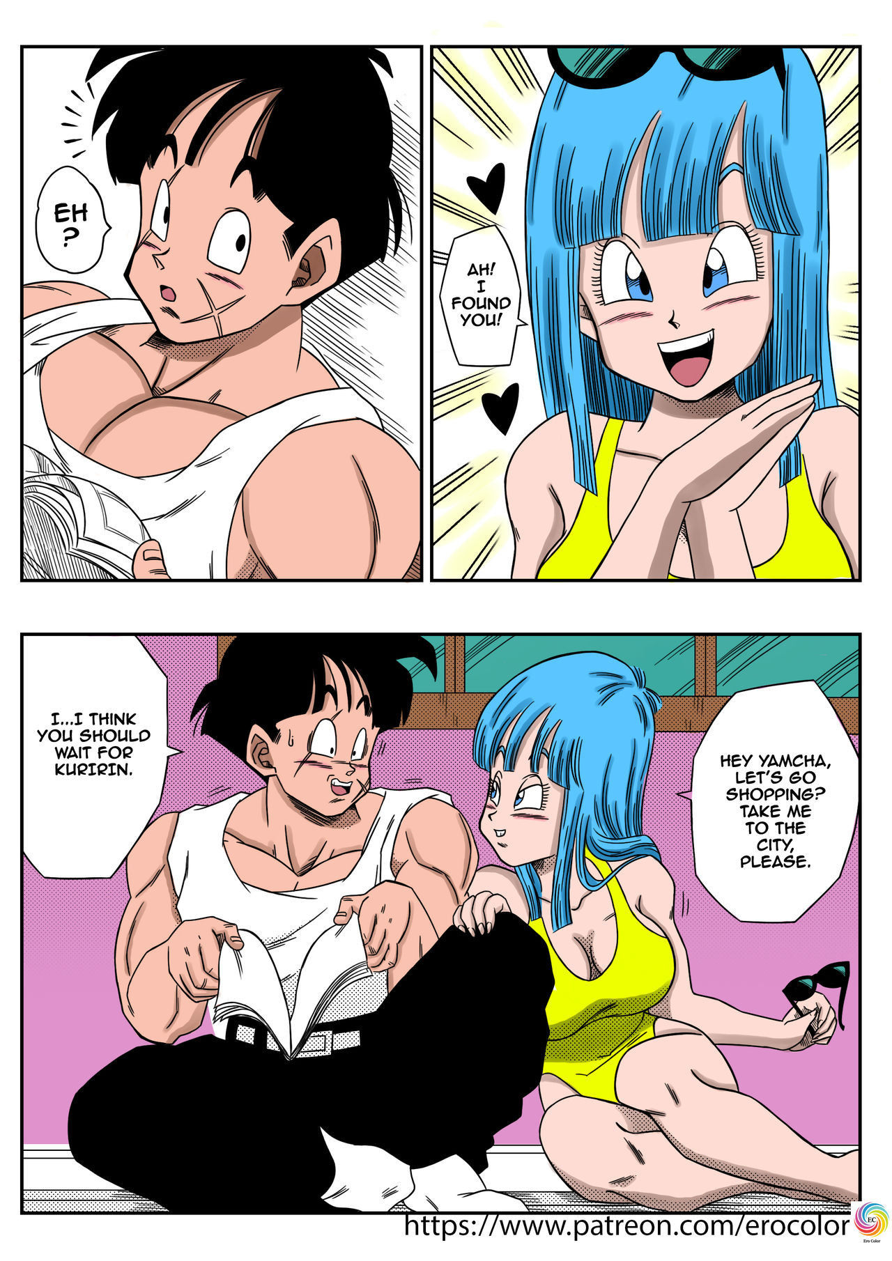 [Yamamoto] BITCH GIRLFRIEND (Dragon Ball Z) [English][Colorized][Erocolor]