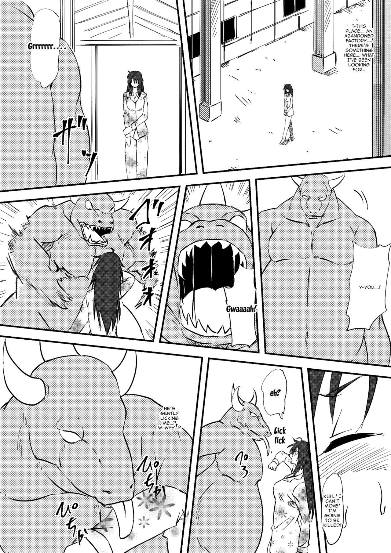 [Mikezoutei] Kaibutsu ni Natta Kanojo | A Monster Girl Became My Girlfriend [English] {Doujins.com}