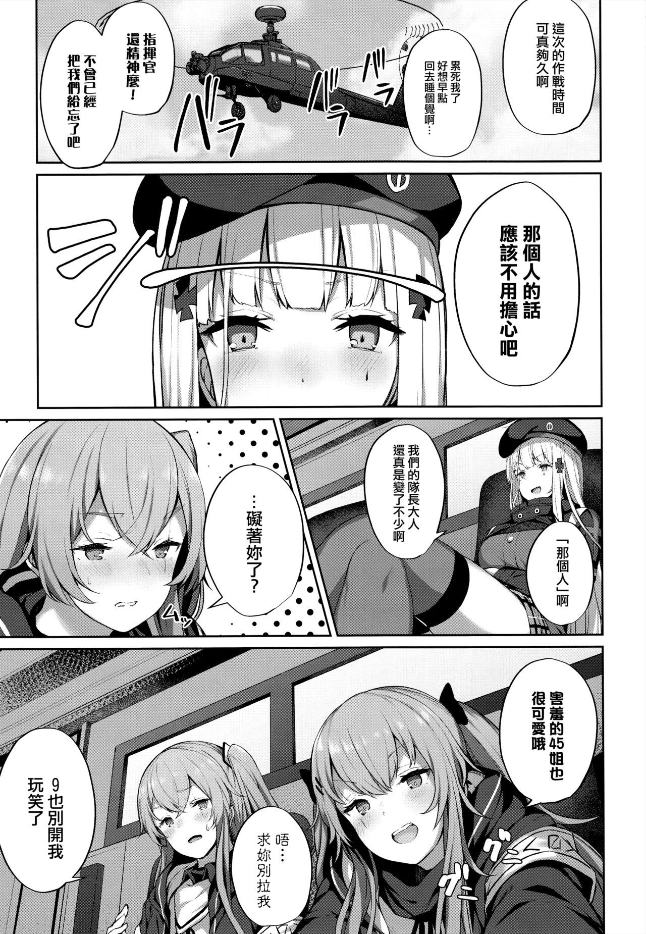 (C96) [Horumon Curry (Tobimura)] Shikikan no Sei dakara (Girls' Frontline) [Chinese] [活力少女戰線×無毒漢化組]