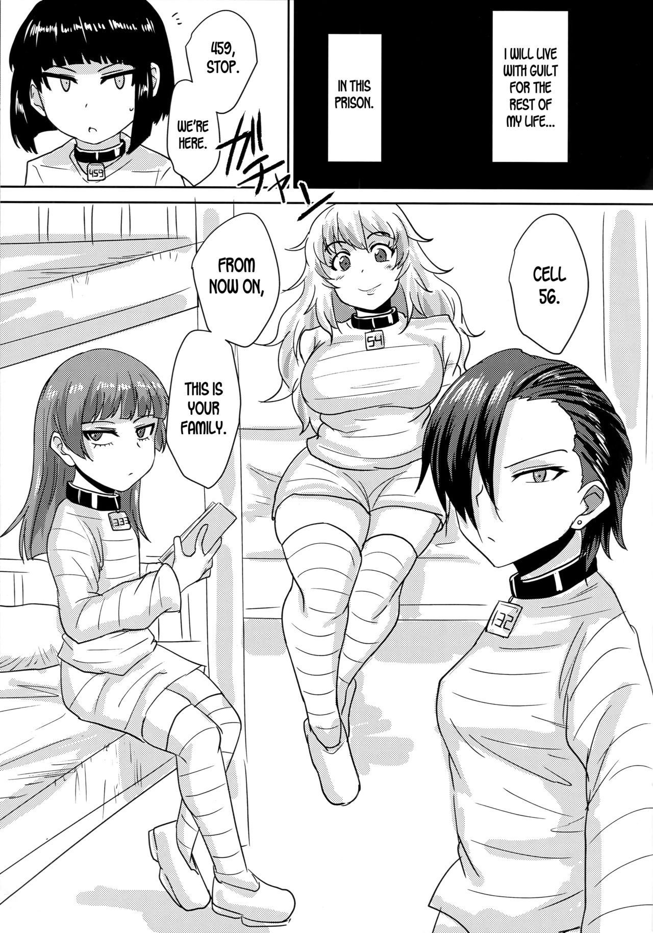 (Futaket 15) [Rock Steady (Suzurame)] Futanari Prison 2 Dairoku Kangoku Houkoku Ni [English][desudesu]