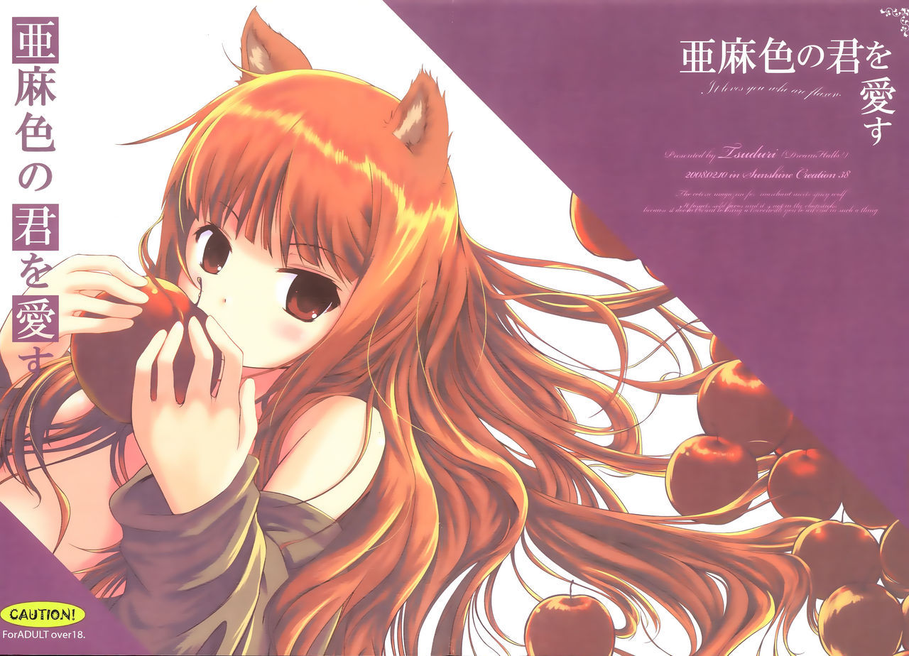 (SC38) [Dream Halls! (Minase Syu, Tsuzuri)] Amairo no Kimi o Aisu (Spice and Wolf) [Chinese] [脸肿汉化组]