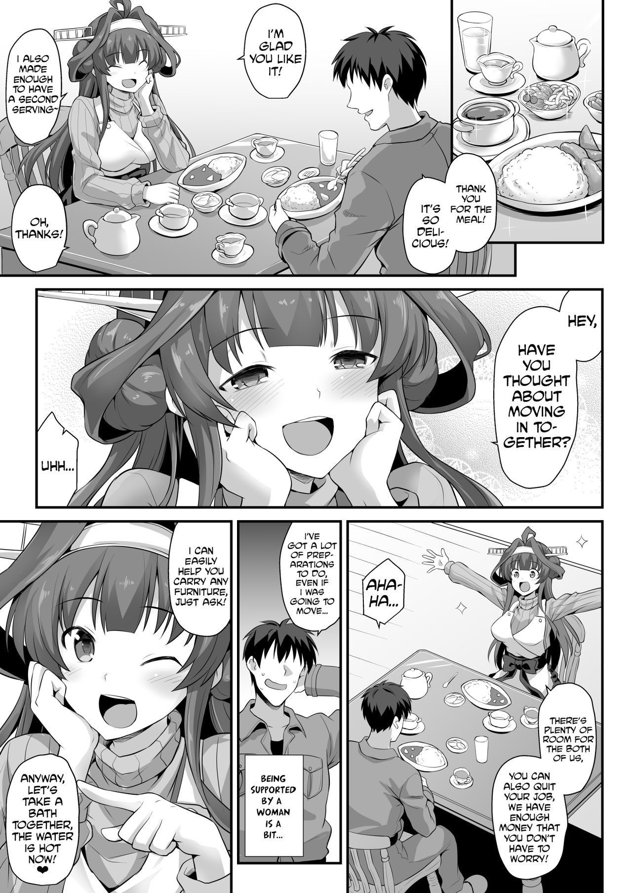 [Akutensoushin (Kokutou Nikke)] Kongou-chan to Love Love Shinkon Play (Kantai Collection -KanColle-) [English] [Manabe] [Digital]