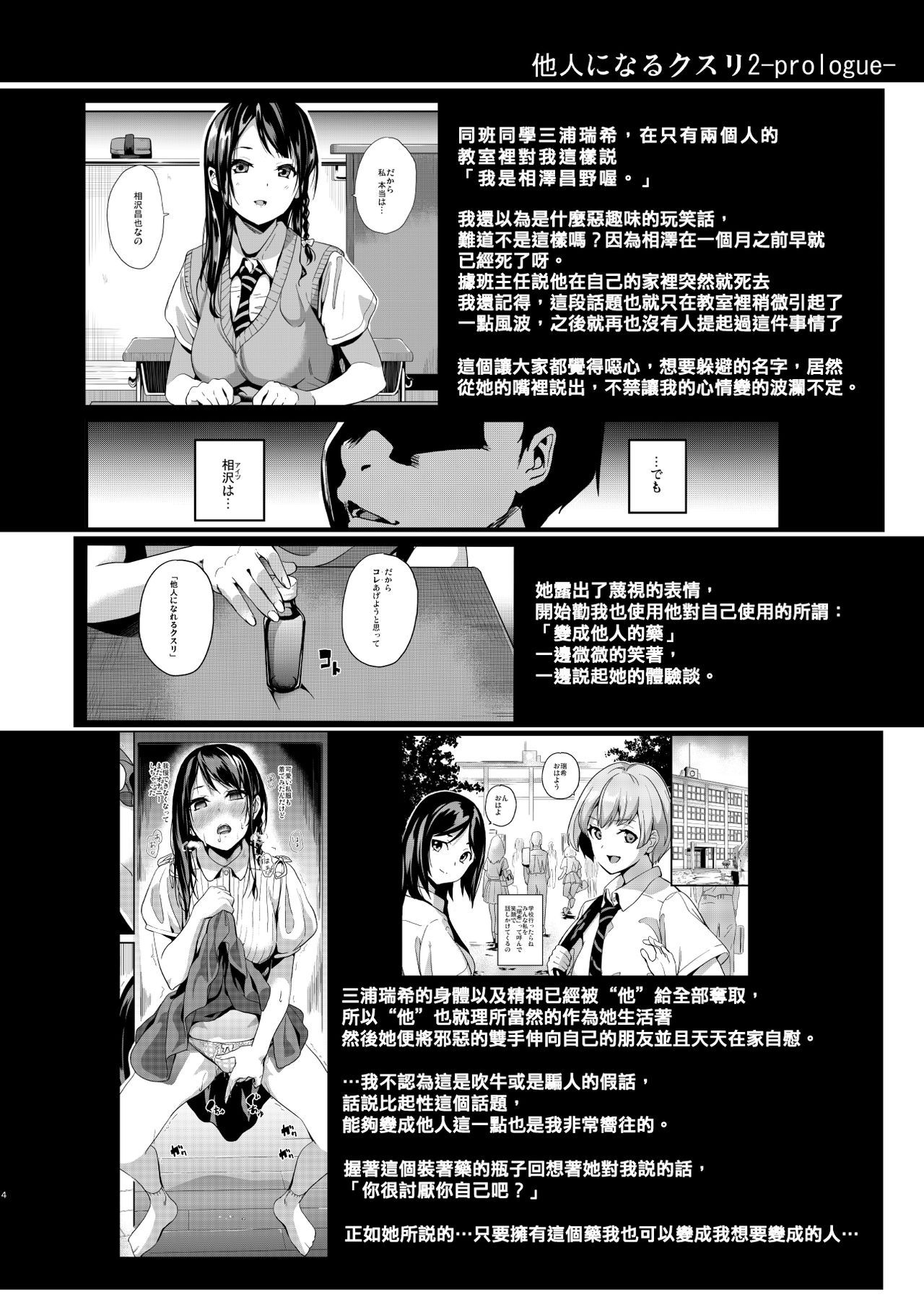 [Senpenbankashiki (DATE)] Tanin ni Naru Kusuri 2 [Chinese] [HunJohn漢化] [Digital]