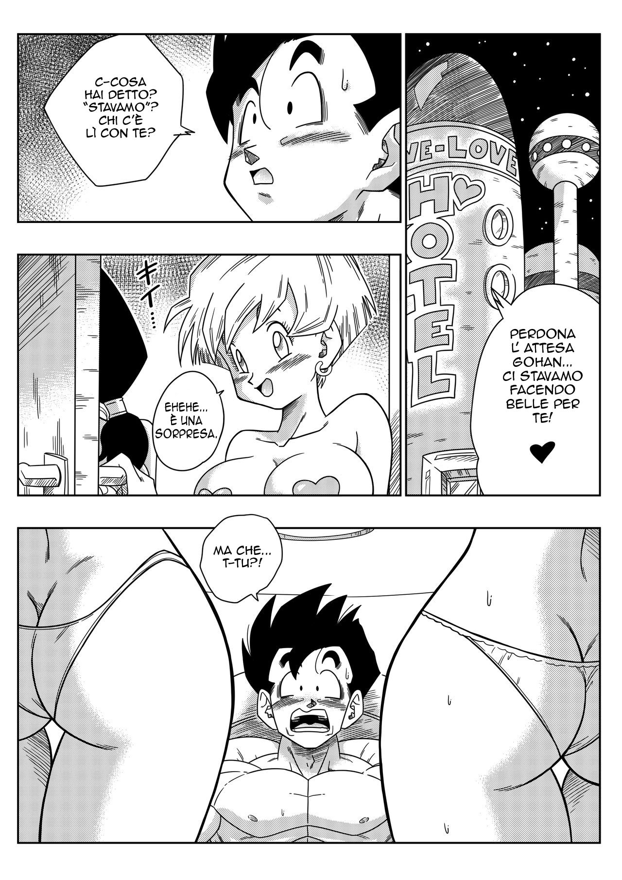 [Yamamoto] LOVE TRIANGLE Z PART 2 - Takusan Ecchi Shichaou! | LOVE TRIANGLE Z PART 2 - Let's Have Lots of Sex! (Dragon Ball Z) [Italian] [IcyPolarGuy]