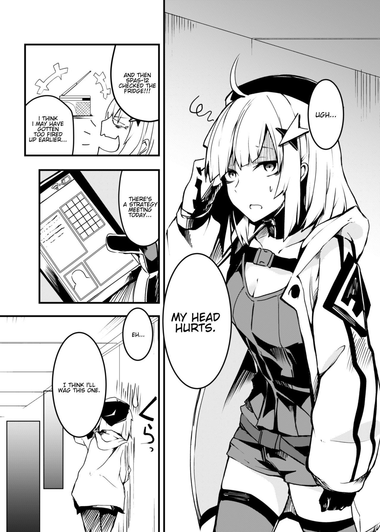 [Tonari no Dagashiya-san (ku-ba)] Dummy de Saborou. | Wagging Dummy. (Girls' Frontline) [English] [MostProbablyNotChris] [Digital]