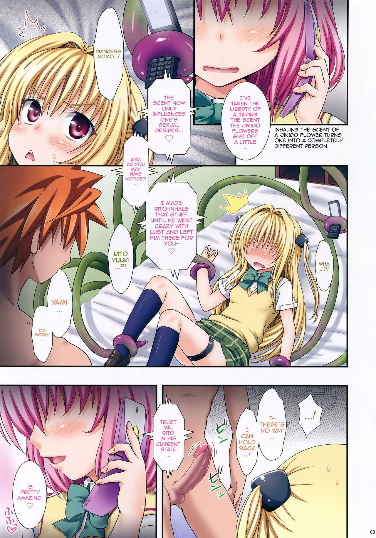 (C83) [ORANGE☆CHANNEL (Aru Ra Une)] Ecchi no wa Kirai Desu ka? | Don't You Like Doing Lewd Stuff? (To LOVE-Ru) [English] {doujin-moe.us} [Decensored]