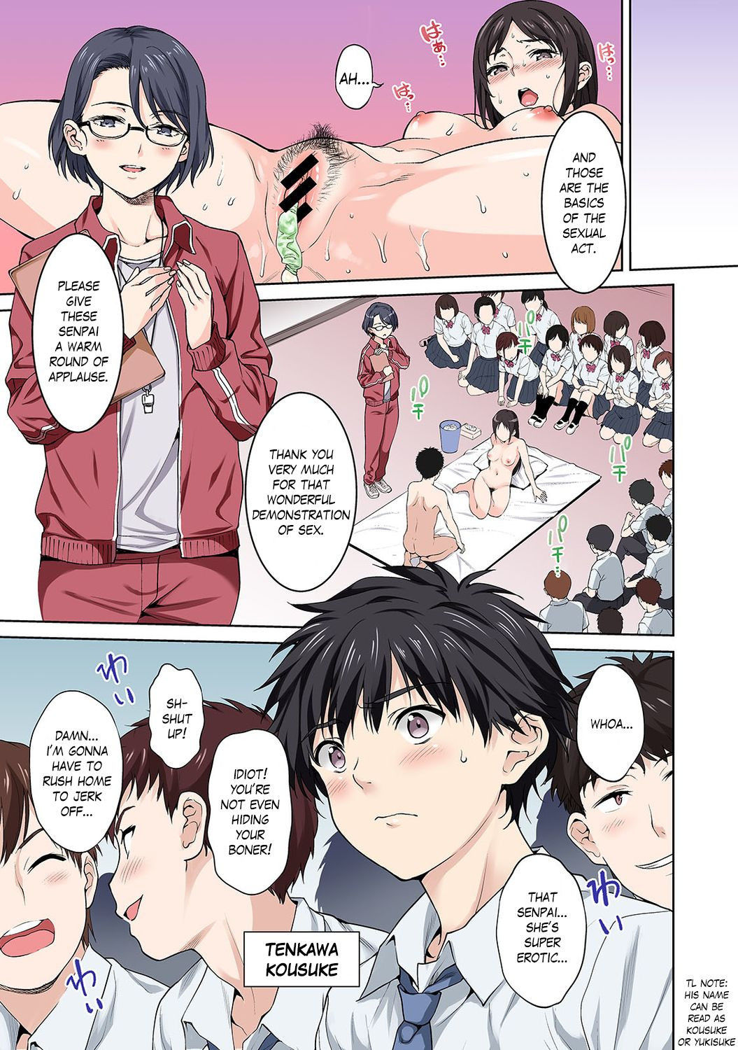 [Tsukimoto Kizuki] Sex no Yoshuu Shimasen ka? ~Seikou no Jitsugi Shiken ga Dounyuu Sareta Shakai~ | Won't You Practice Having Sex with Me? ~Our Society has Introduced a Sexual Intercourse Practical Skills Exam~ Ch. 1 (COMIC Ananga Ranga Vol. 49) [English]