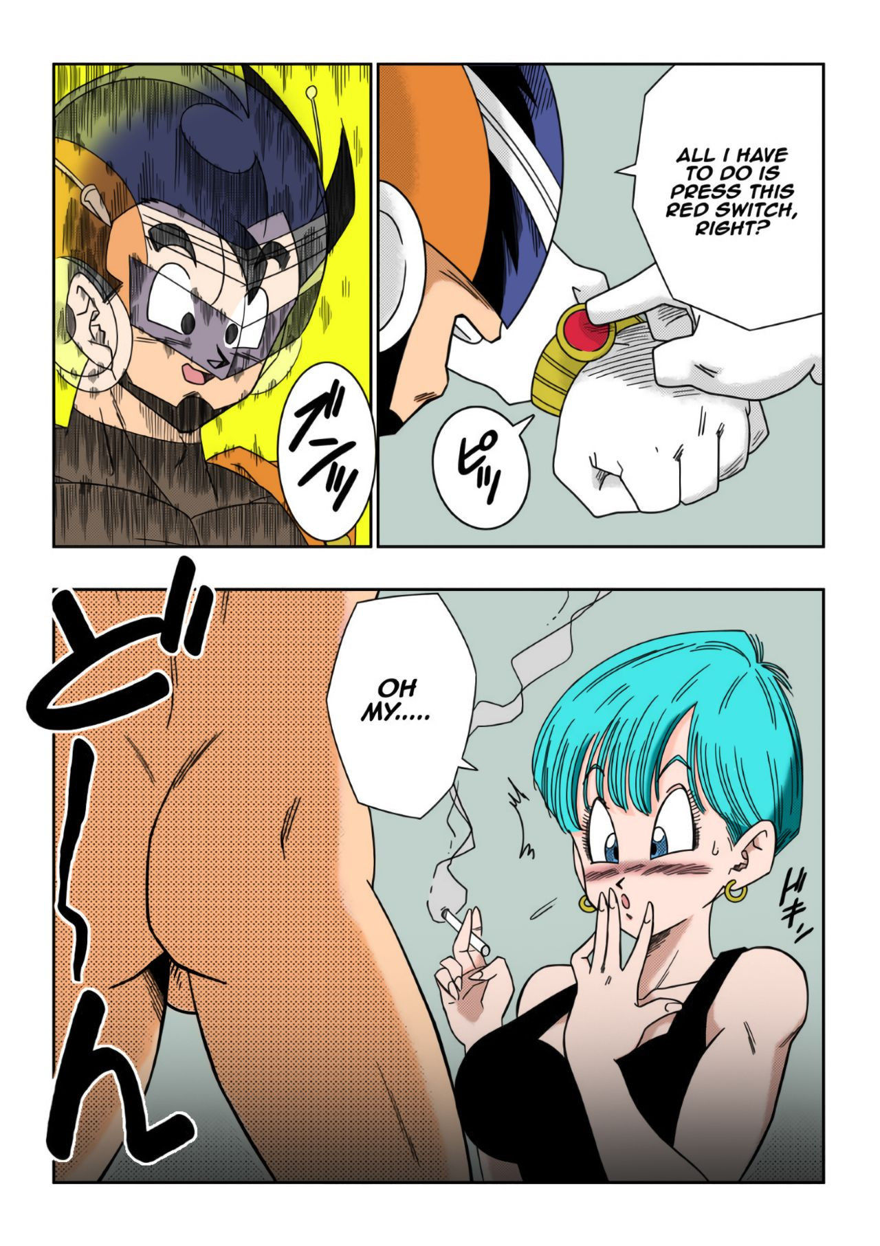 [Yamamoto] LOVE TRIANGLE Z PART 3 (Dragon Ball Z) [English] [decensored][Colorized]