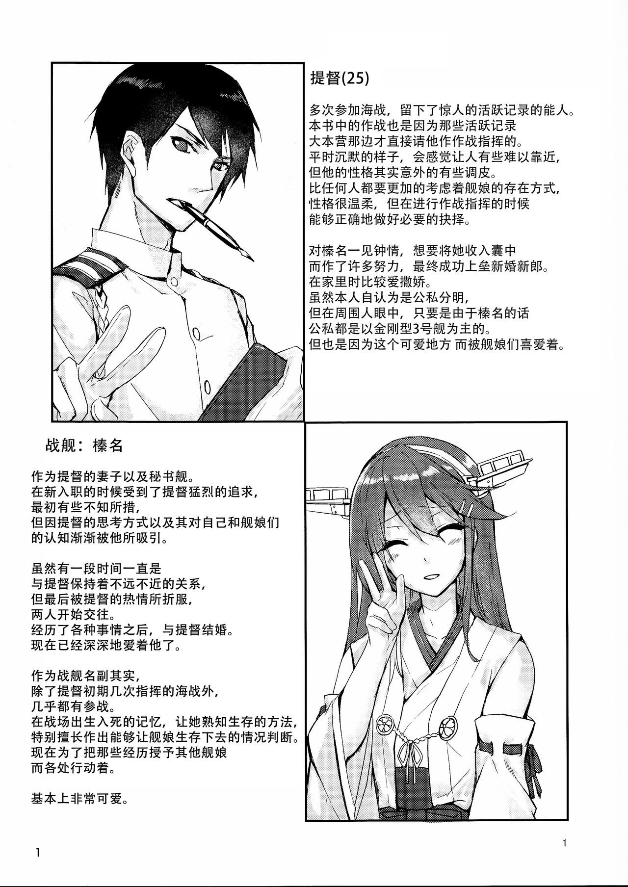 (C96) [STYworks (Kyougoku Touya)] Haruna wa Aishite Hoshii no yon (Kantai Collection -KanColle-) [Chinese] [脸肿汉化组]