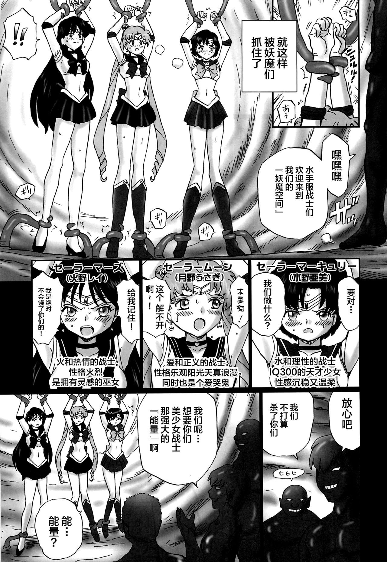 (C82) [Rat Tail (Irie Yamazaki)] TAIL-MAN SAILORMOON 3GIRLS BOOK (Sailor Moon) [Chinese] [不咕鸟汉化组]