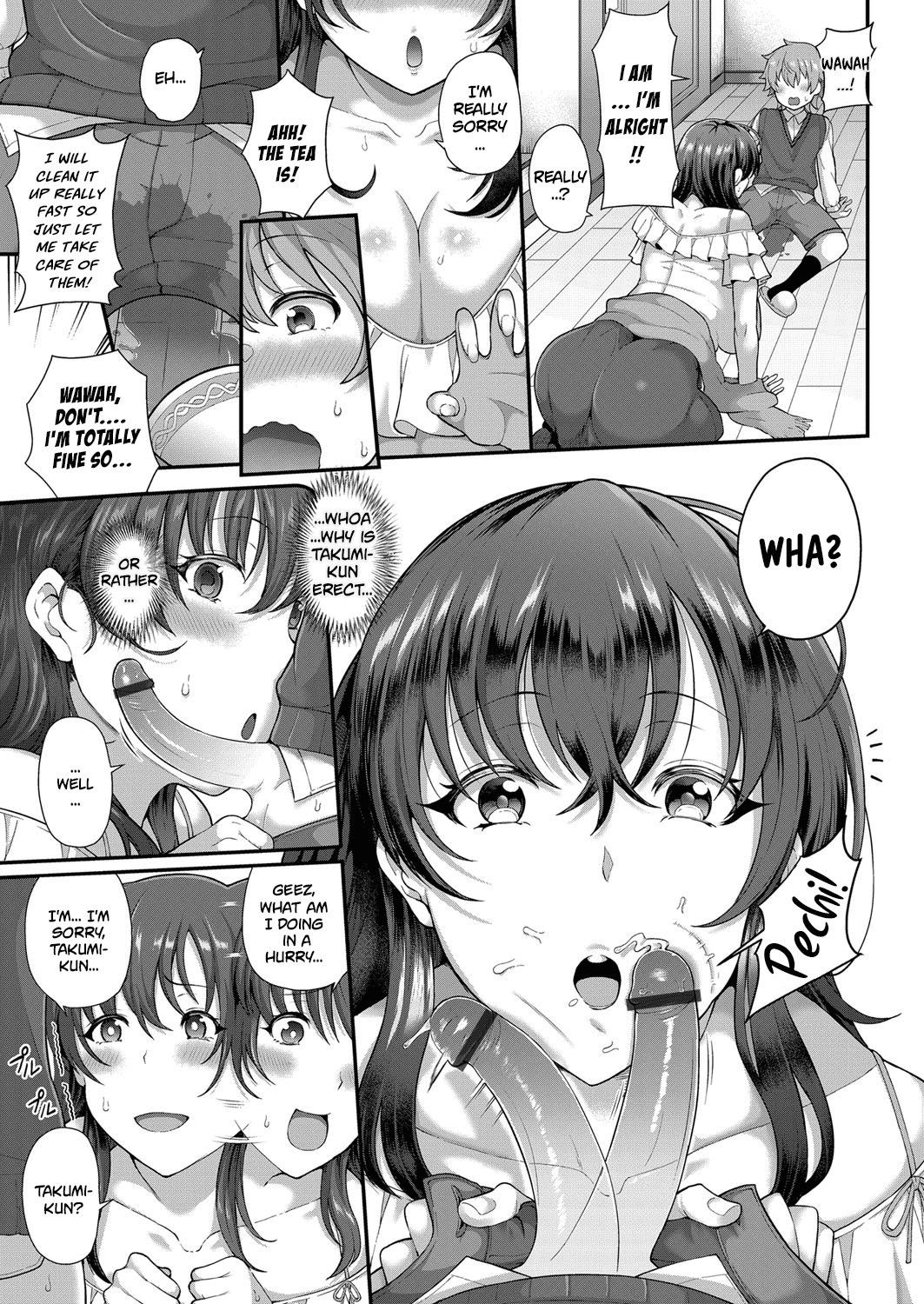 [Tawara Hiryuu] Tomo Haha to Asobo! ~Amakute Ecchi na Fudeoroshi~ | Playing With Your Friend's Mother! ~A Sweet and Naught Deflowering~ (COMIC Grape Vol. 68) [English] [At4r1]