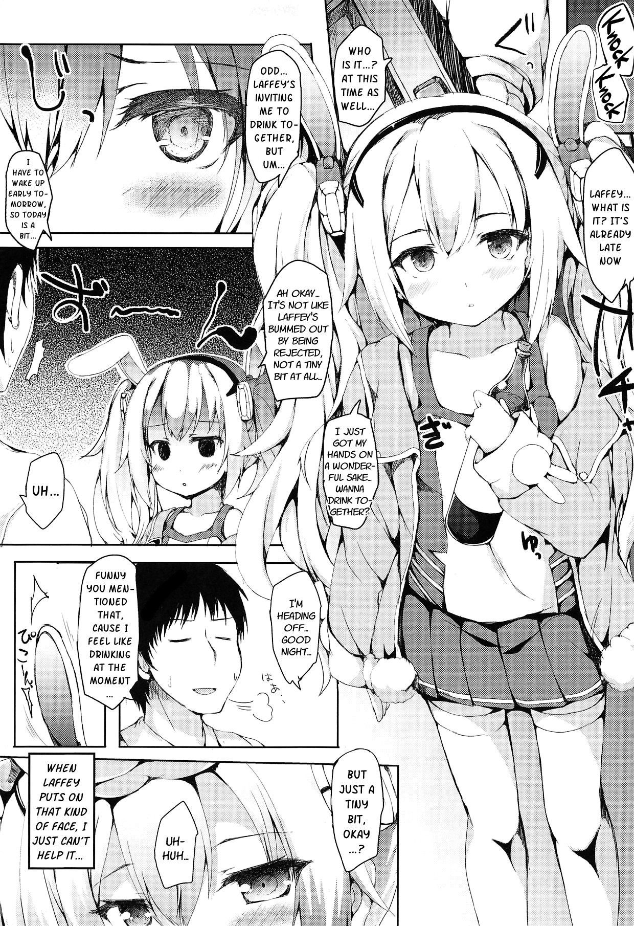 (C95) [Nechorapoddo (Nanpuu)] Yoidere Laffey (Azur Lane) [English] [DKKMD Translations]