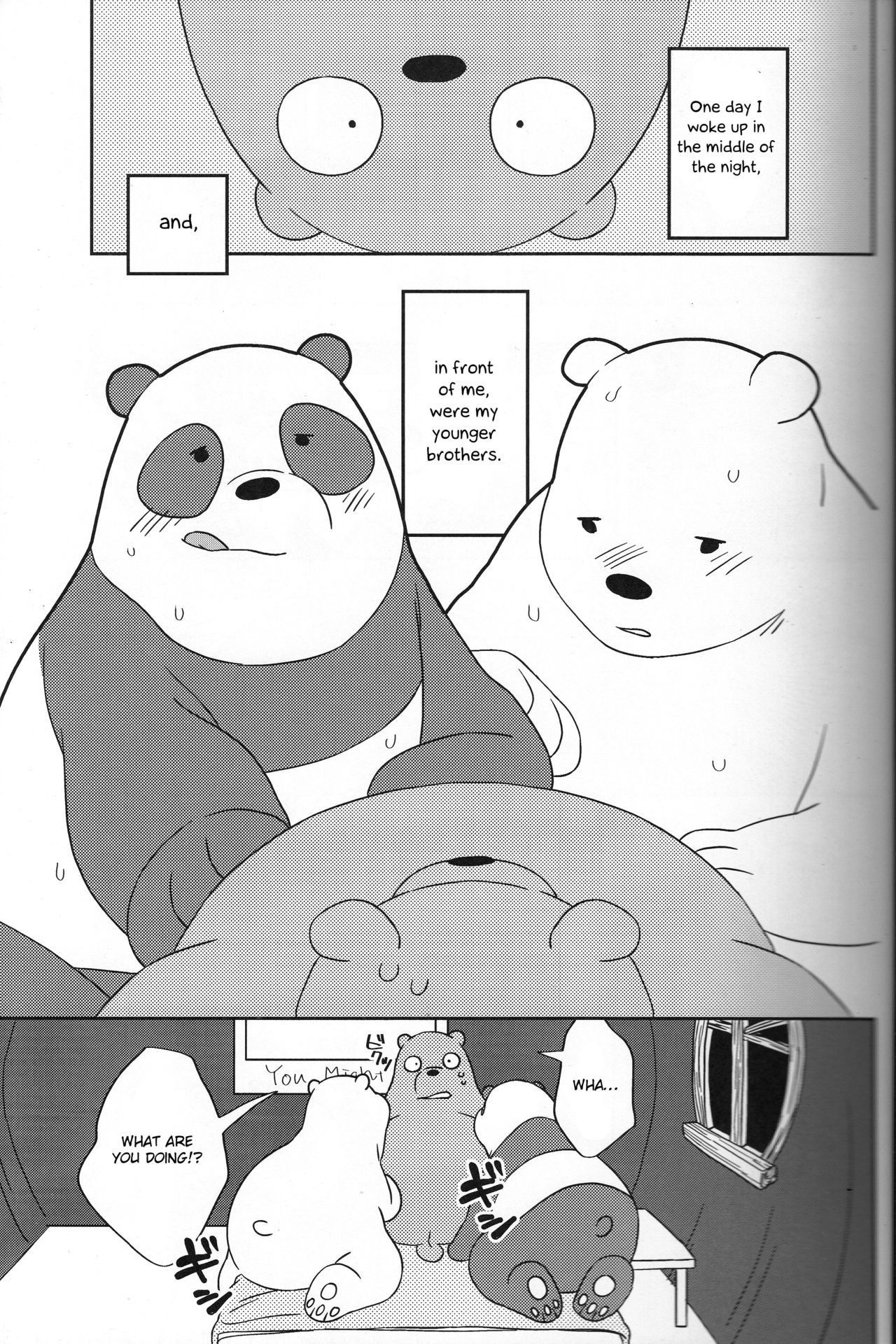 (Shinshun Kemoket 3) [Andromeda (Shion)] One Room Survival (We bare bears) [English] [Otokonoko Scans]