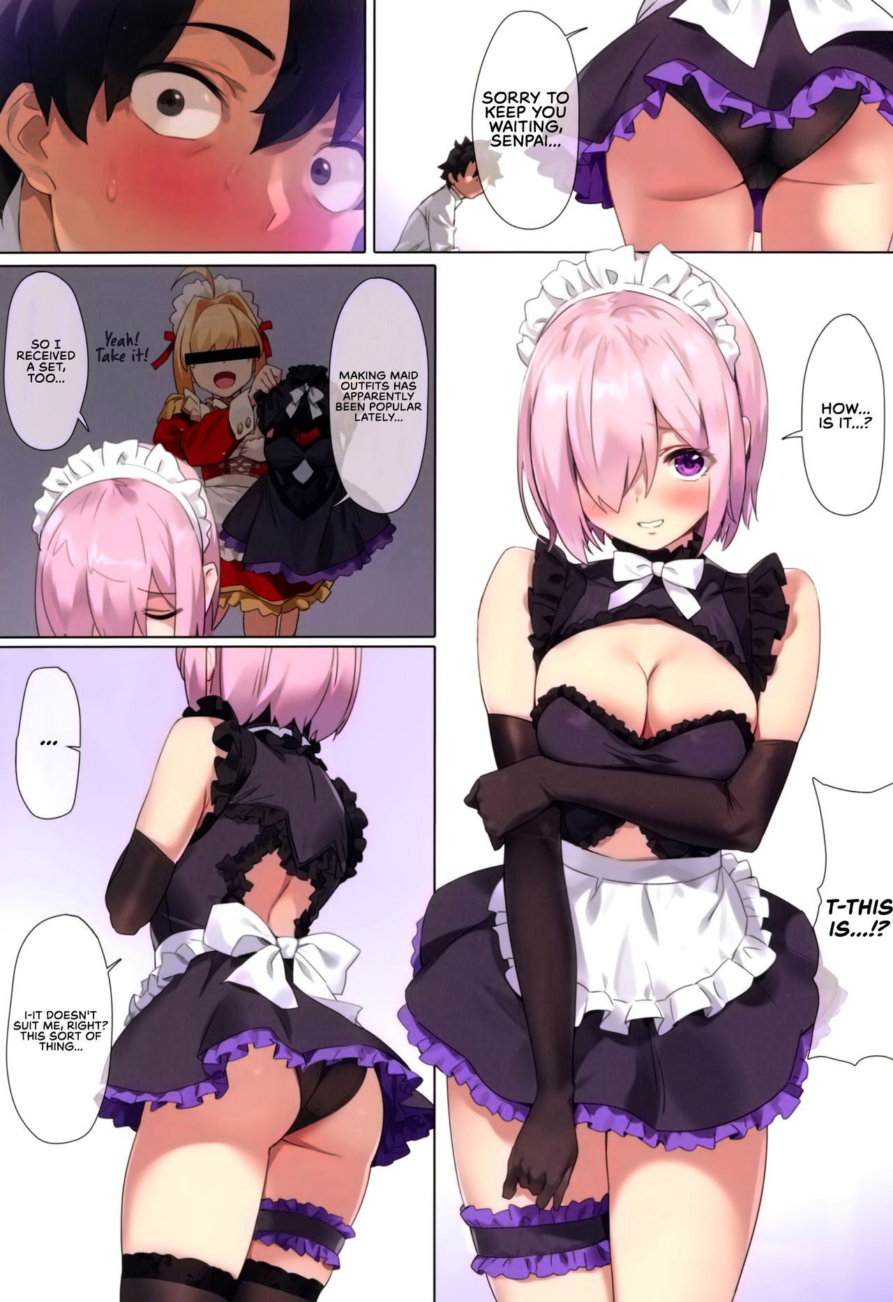 (C96) [OrangeMaru (YD)] Chaldea Maid #Mash (Fate/Grand Order) [English] [RedLantern]