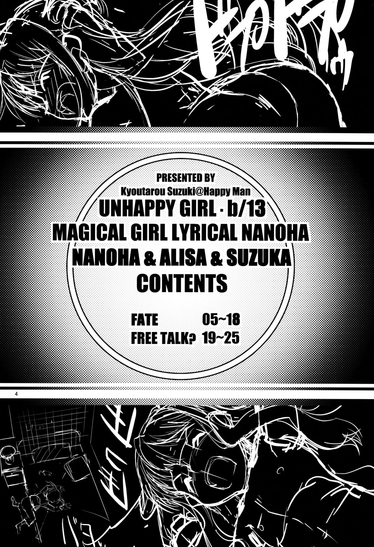 (C75) [Happy Man (Suzuki Kyoutarou)] UNHAPPY GIRL b/13 (Mahou Shoujo Lyrical Nanoha)