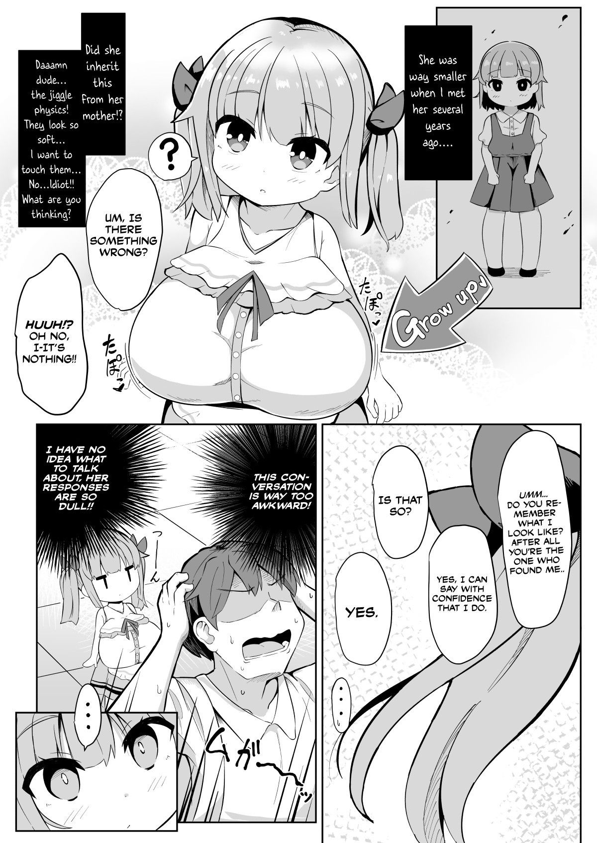 [Akaao (HiRoB816)] Hisashiburi ni Atta Imouto no Musume ga Kyonyuu de Osumashiya-san ni Nattemashita. [English] [Manabe] [Digital]