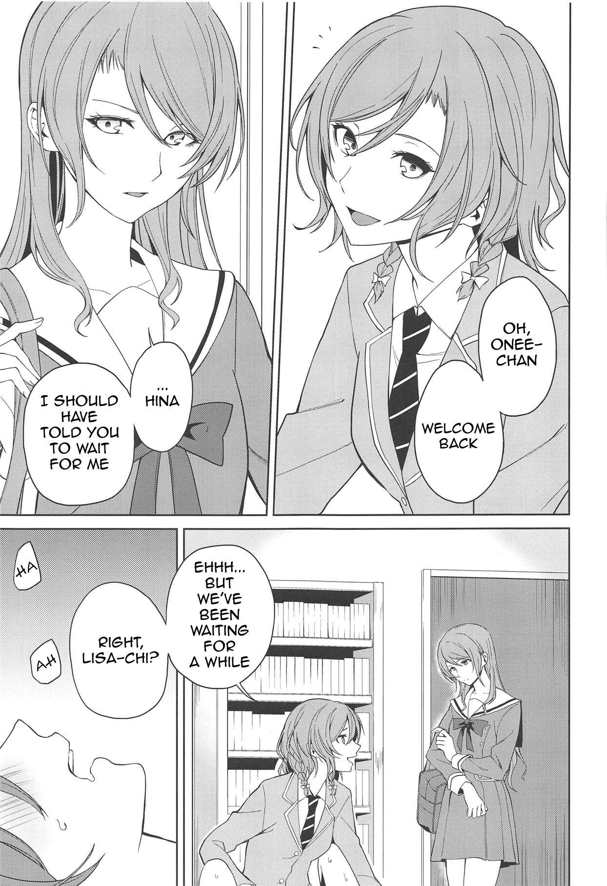 (C95) [Tatakai no Kiseki (Senyuu)] Sayo Lisa Hina Ecchi Bon | Sayo Lisa Hina Ecchi Book (BanG Dream!) [English] [Erokawa_Senpai]