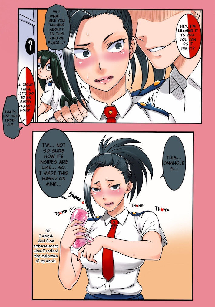 (COMIC1☆10) [Nagaredamaya (BANG-YOU)] Yaoyorozu-san ga Kanojo ni Natta yo! | YAOYOROZU-SAN BECAME A LOVER (Boku no Hero Academia) [English] {Hennojin} [Decensored]