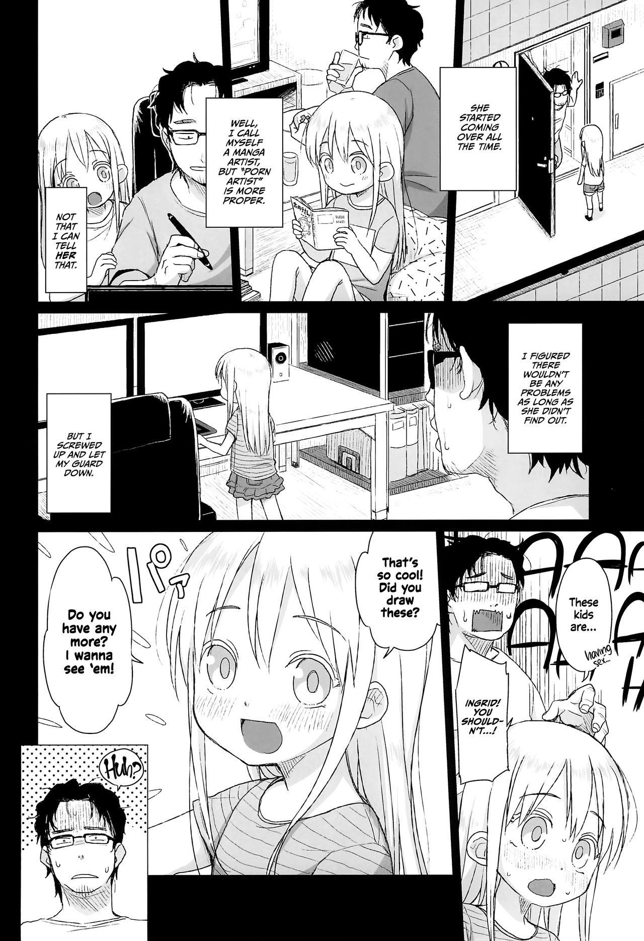 (C96) [Shichiten Battou (Miyasaka Takaji)] Uchi no Tonari no Shougakusei wa Kinpatsu Hekigan Ecchi-zuki | The Blonde-haired, Blue-Eyed Elementary Schooler Next Door Loves Sex [English] =TLL + mrwayne=