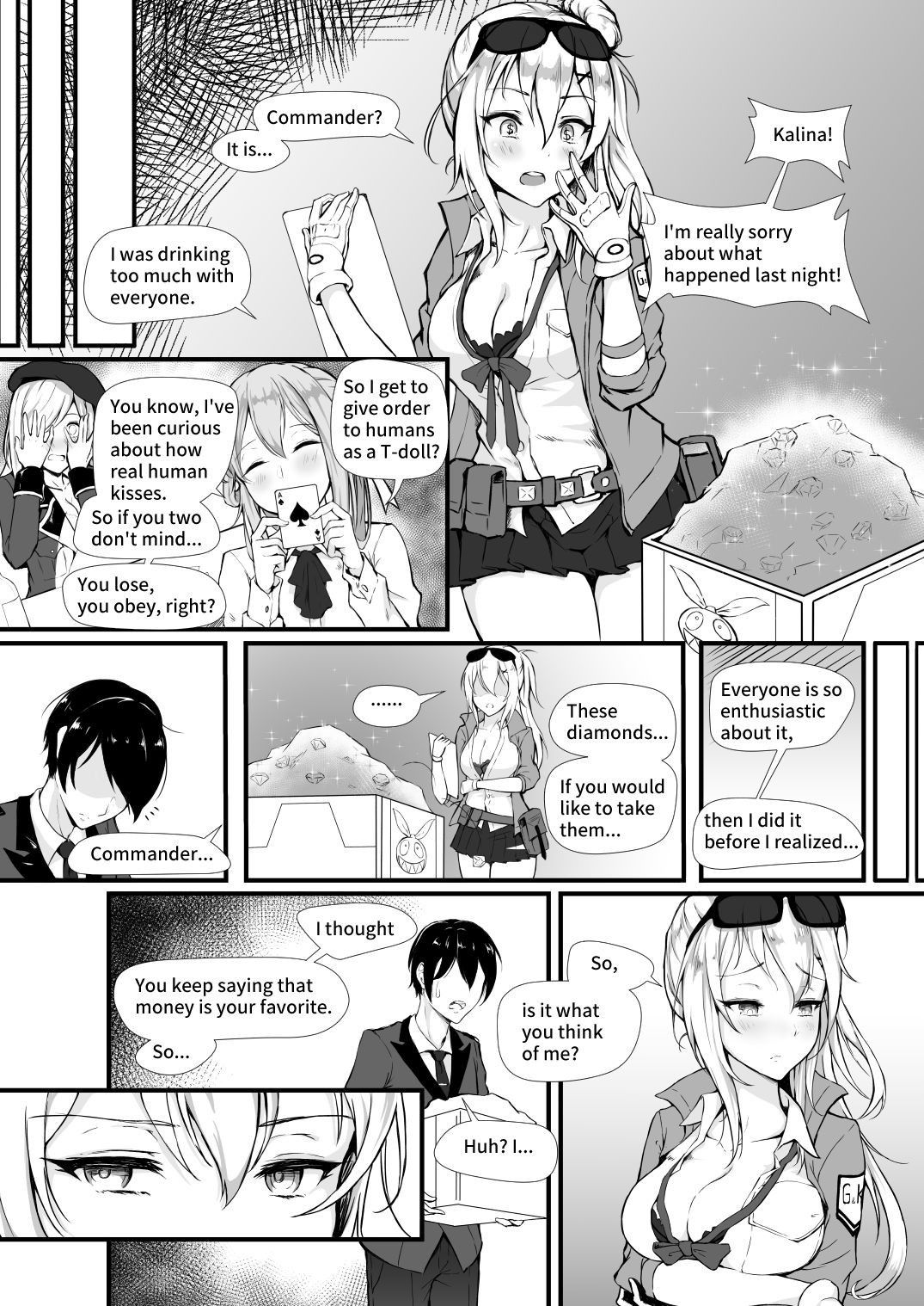 [ElisKalti] How Many Diamonds a Kiss Worth? (Girls' Frontline) [English] [Digital]