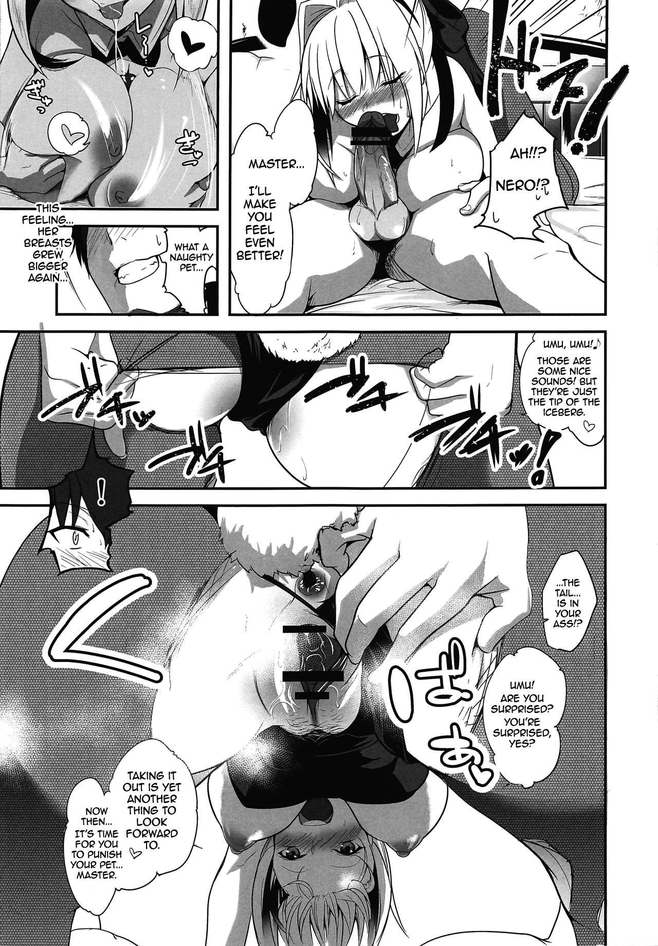 (COMIC1☆15) [Momoiro Sugoroku (Shisui Ao)] Nero-chama to Issho ~Cosplay Ecchi~ | Together With Nero ~Cosplay Sex~ (Fate/EXTRA) [English] [shousanki]