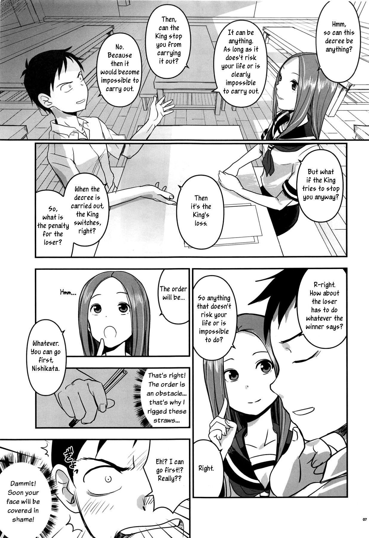 (C95) [Nanashiki (Nanase Masato)] XXXX Jouzu no Takagi-san (Karakai Jouzu no Takagi-san) (English)