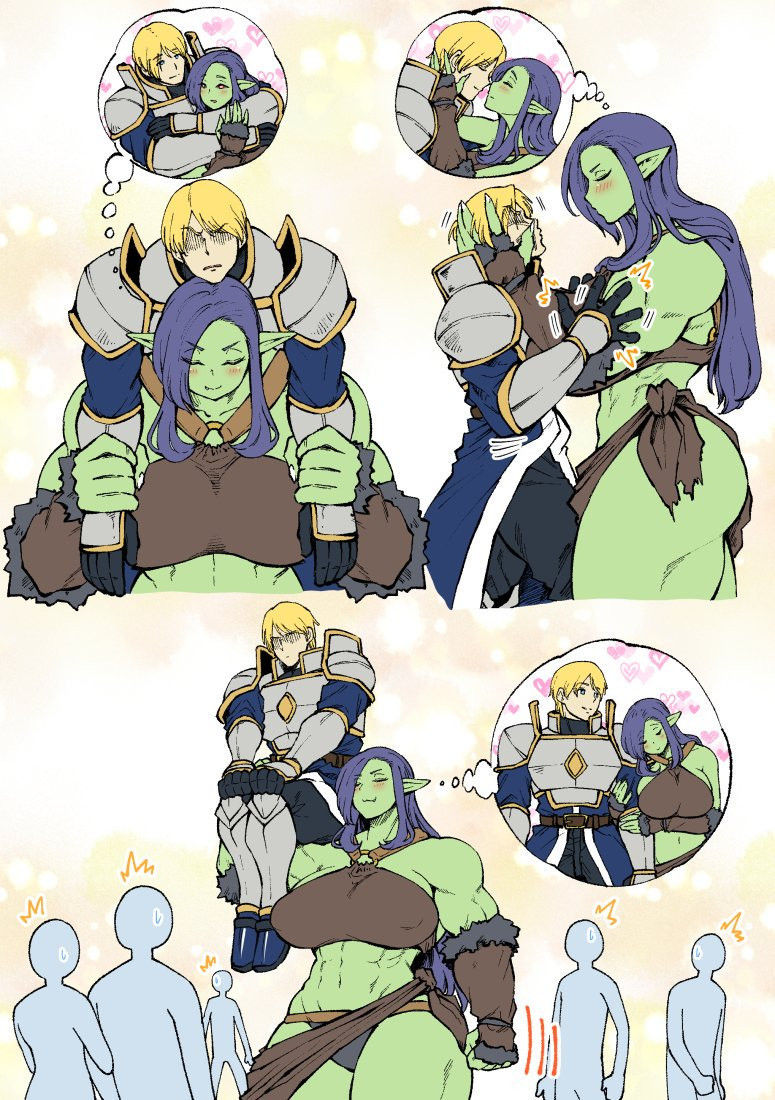 [Kyabosean] The Female Orc and Male Knight & Other Histories. {Hentaku!}