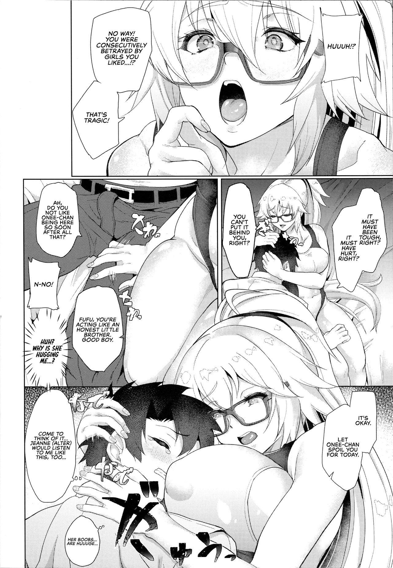 (C96) [Time-Leap (Aoiro Ichigou)] Even Knowing That It's a Trap, I (An NTR Victim) Can't Resist My Friend's Touch-Heavy Jeanne! (Fate/Grand Order) [English] [RedLantern]