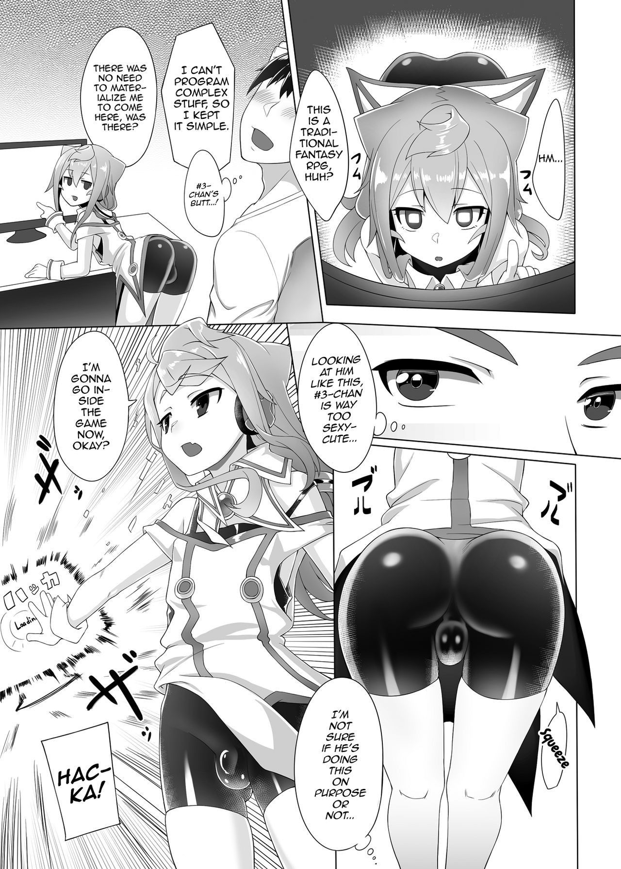 [Chihiro Lanting (Shen Yan)]  3-gou-chan to Issho Erogame de Hakadorimashou (Hacka Doll) [English] [mysterymeat3] [Digital]