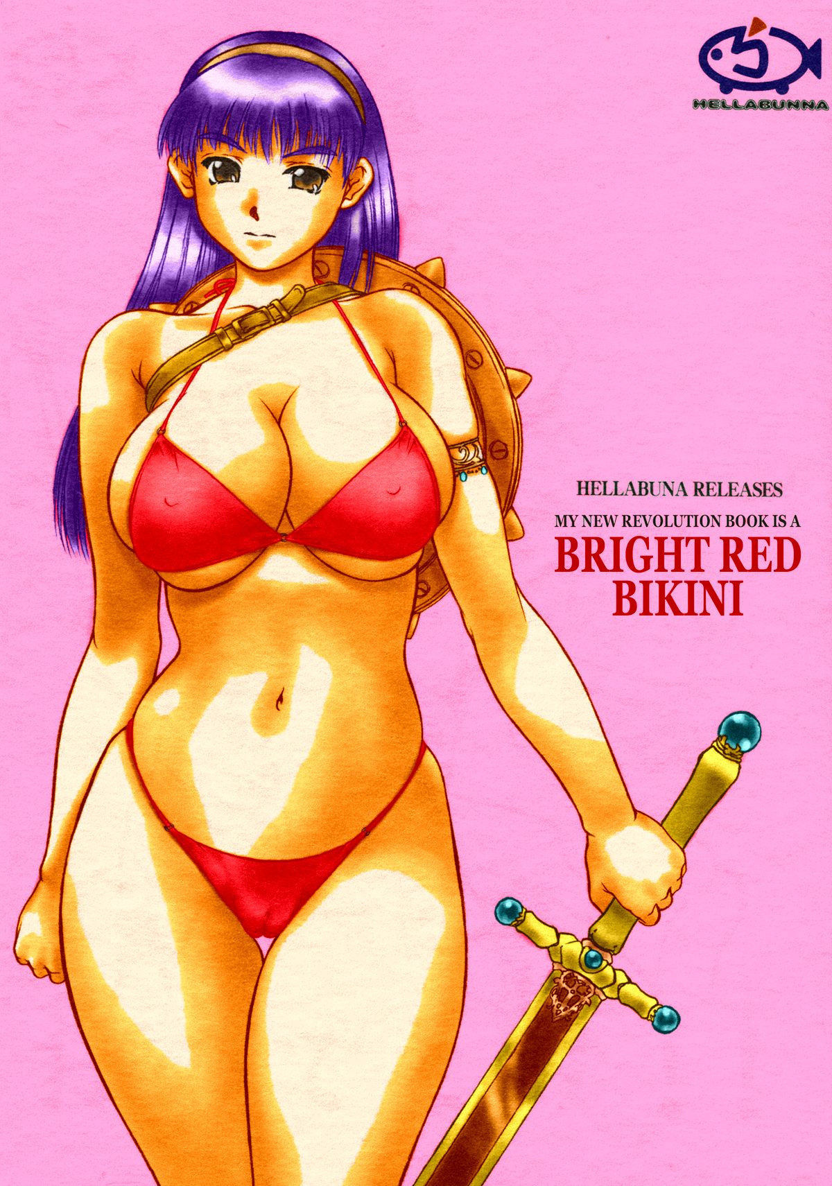 (CR30) [Hellabunna (Iruma Kamiri)] Revo no Shinkan wa Makka na Bikini. | My New Revolution Book is a Bright Red Bikini (Athena) [English] {Kizlan & Linie} [colorized]