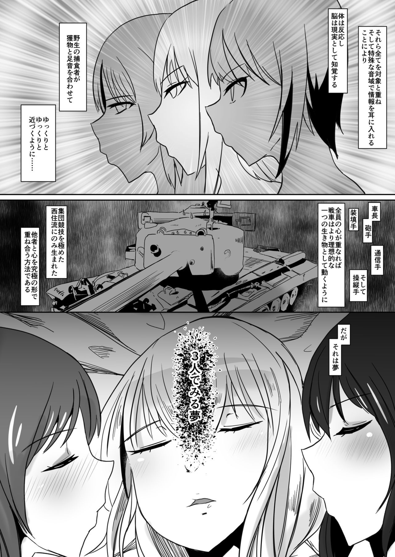 (Panzer Vor! 11) [Tsutsumorien (Tsutsumori)] Sasayakeba Yumemiru (Girls und Panzer)