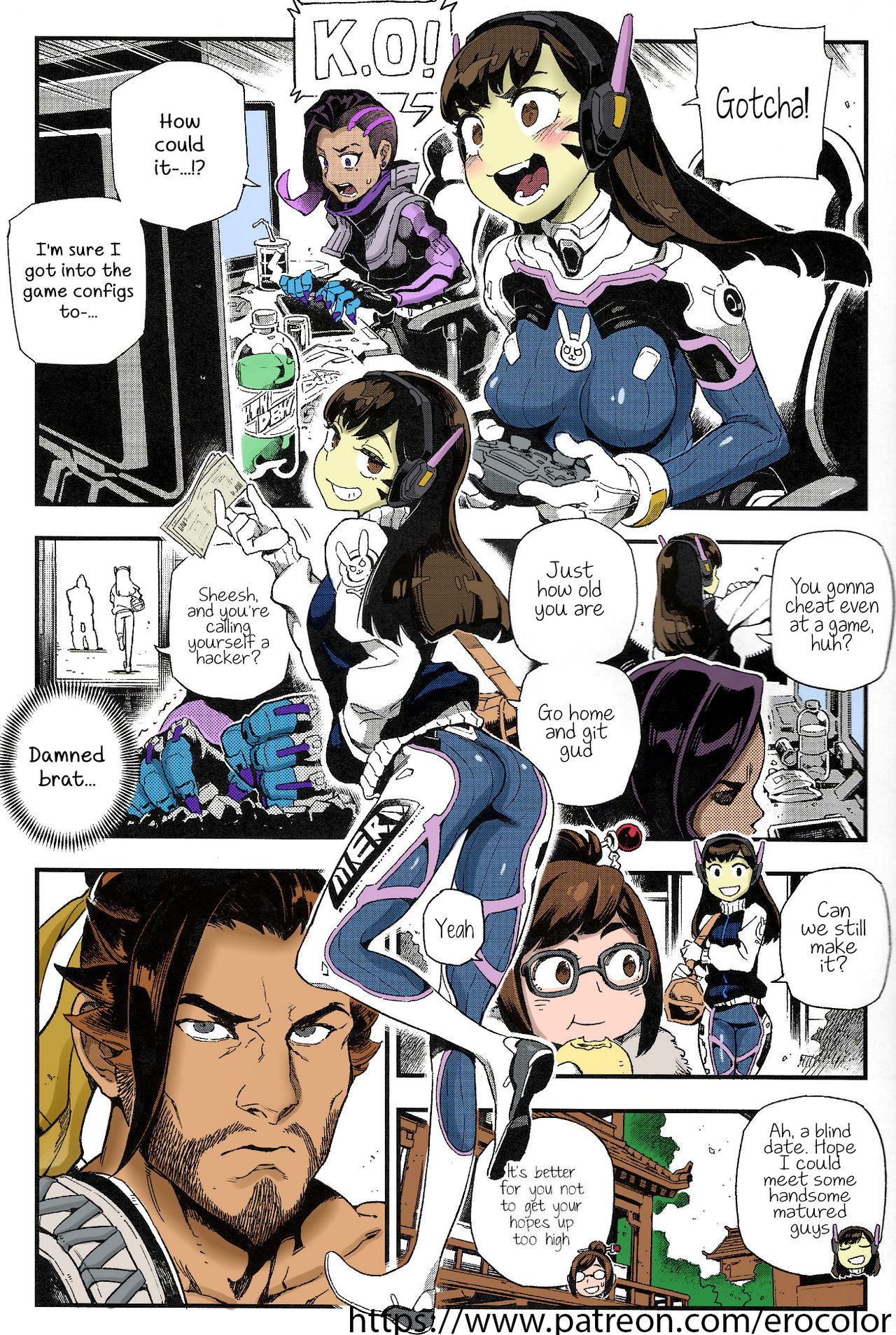 (FF30) [Bear Hand (Fishine, Ireading)] OVERTIME!! OVERWATCH FANBOOK VOL. 2 (Overwatch)[English][Colorized][Erocolor]