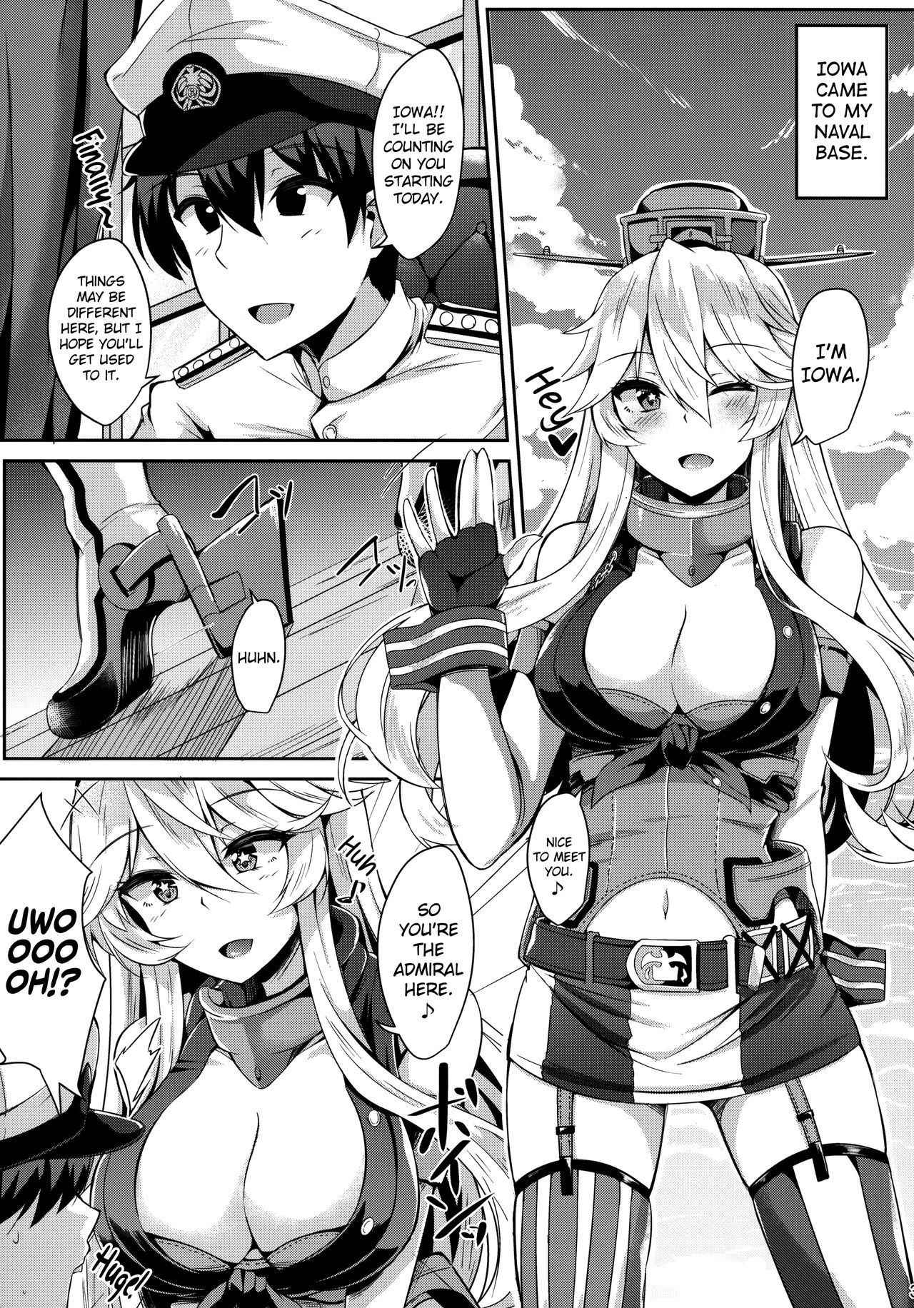 [Tiusan Kingdom (Kazamitiu)] Iowa to Mechamecha Ecchi Suru Hon | Wild Sex With Iowa (Kantai Collection -KanColle-) [English] {biribiri}