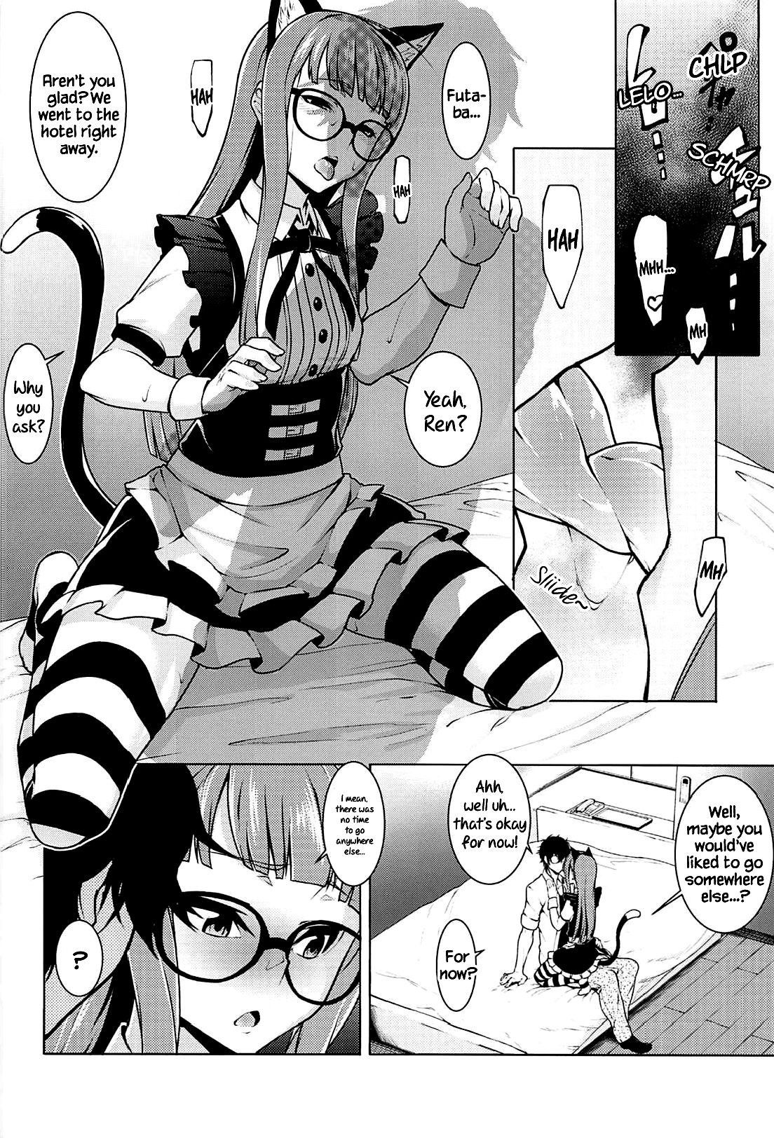 (C94) [Shiroi Yami (k-you)] Nekomimi Maid Futaba no Hon | A Nekomimi Maid Futaba Book (Persona 5) [English] [Chastity Dreamer Schmö]