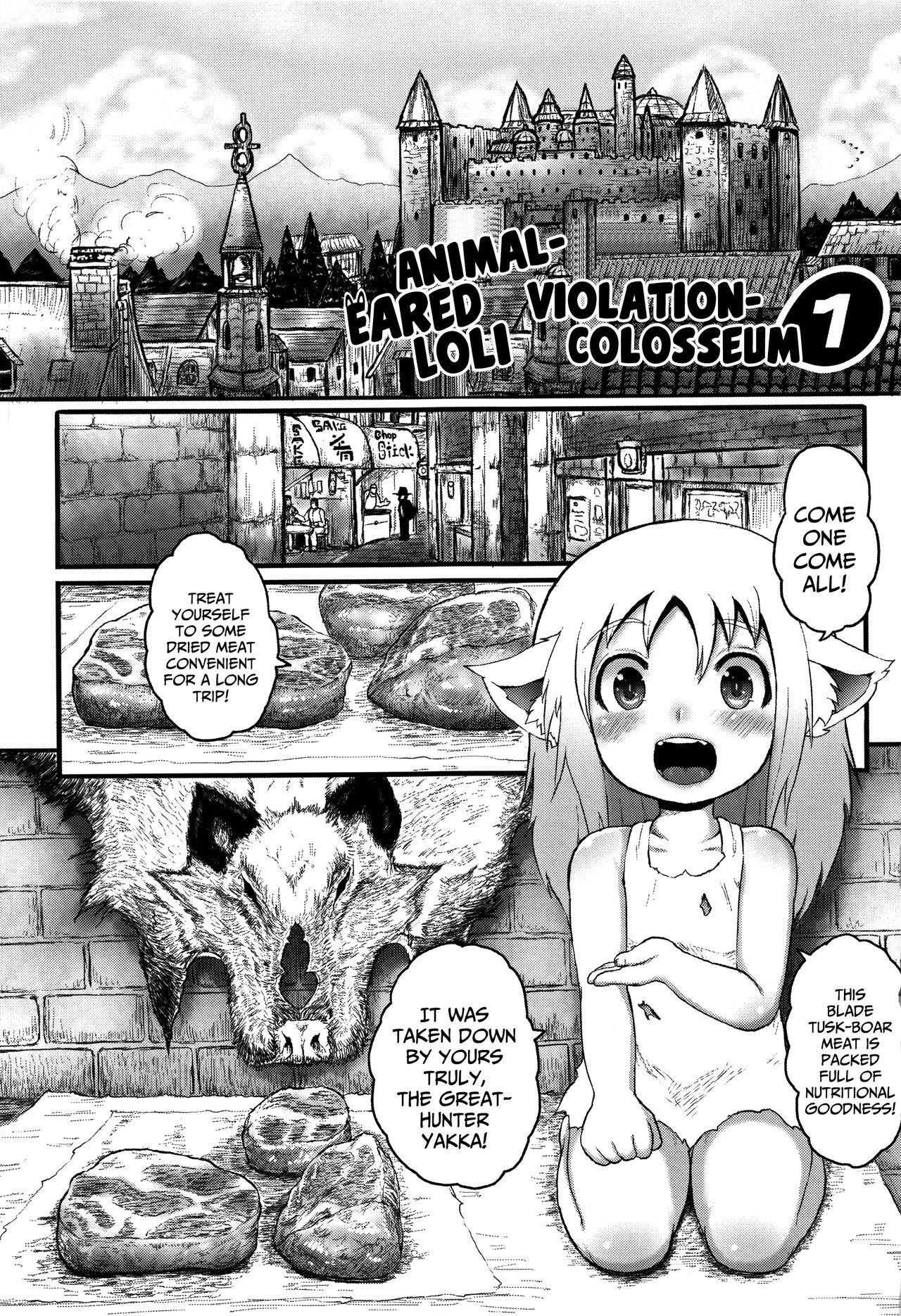 [Taikou] Mimi Loli Oka-Shiamu | Animal-Eared Loli Violation-Colosseum Ch. 1-2 [English] {Mistvern + Bigk40k}