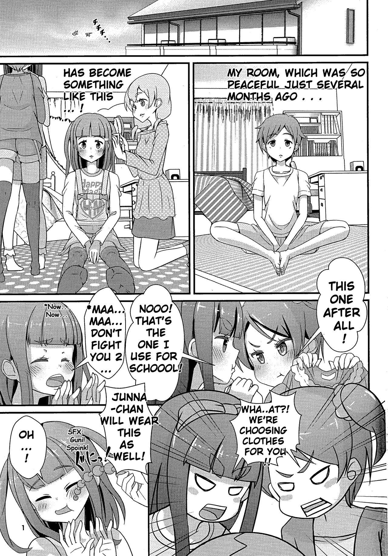 (C93) [Manaita] Teacher! Try dressing up as a girl on a school road! [English]