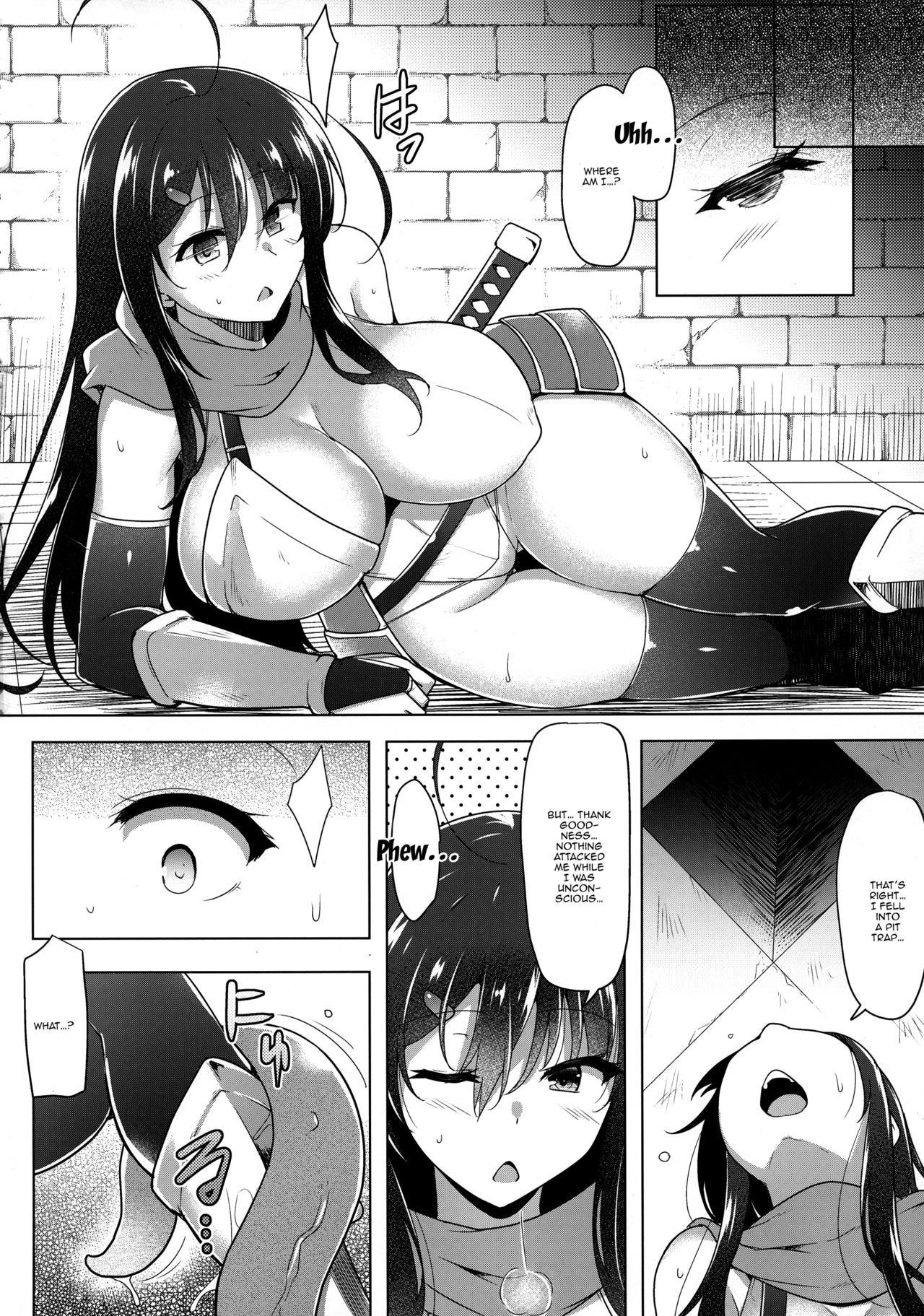 (Futaket 14.5) [C.R's NEST (C.R)] Futanari Kenshi Shizuku no Junan - Shokushu Yoroi-hen - | Futanari Swordsman Shizuku's Suffering -Tentacle Armor Edition- [English] {Doujins.com}