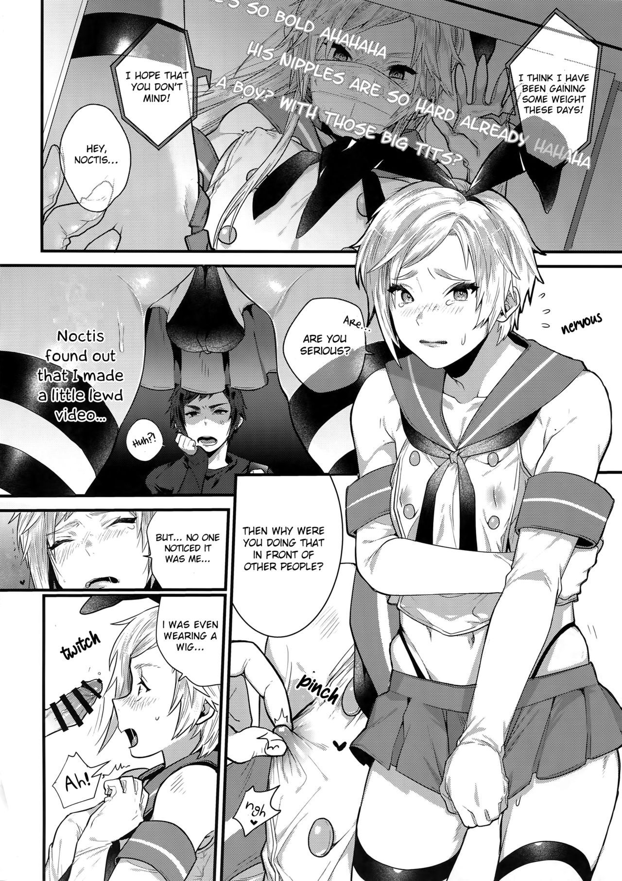 (TWINKLE MIRAGE 8) [Masuraojisan (Masurao)] Taikei Iji no Shudan | Prompto Argentum-kun's Means For Maintaining His Body Shape! (Final Fantasy XV, Kantai Collection -KanColle-) [English] [Otokonoko Scans]