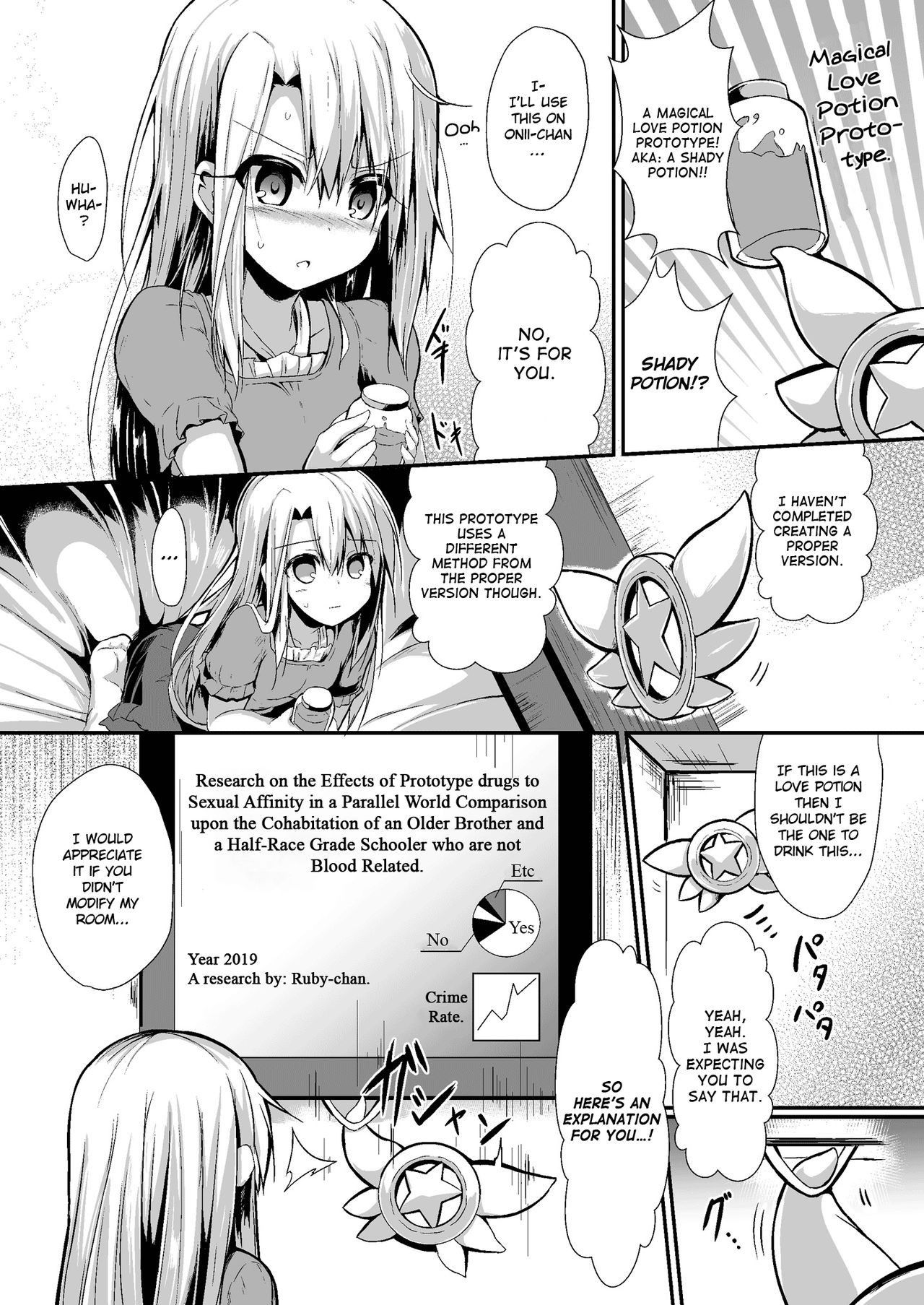 [ASTRONOMY (SeN)] Imouto wa Onii-chan to Shouraiteki ni Flag o Tatetai (Fate/kaleid liner Prisma Illya) [Digital] [English] [obsoletezero]