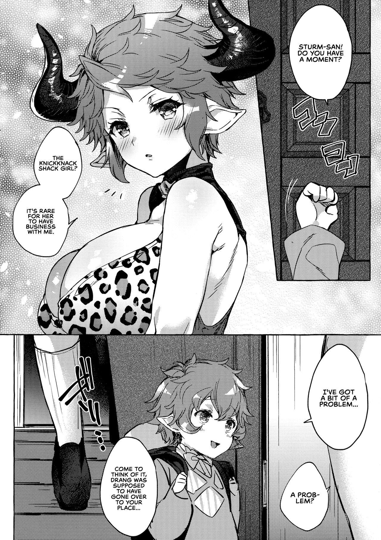 (C95) [Hachimitsu Romance (Eno Yukimi)] Drang to Sturm-dono ga OneShotax Suru Hon | Drang and Sturm-dono Oneshota Sex Book (Granblue Fantasy) [English] {RedLantern}