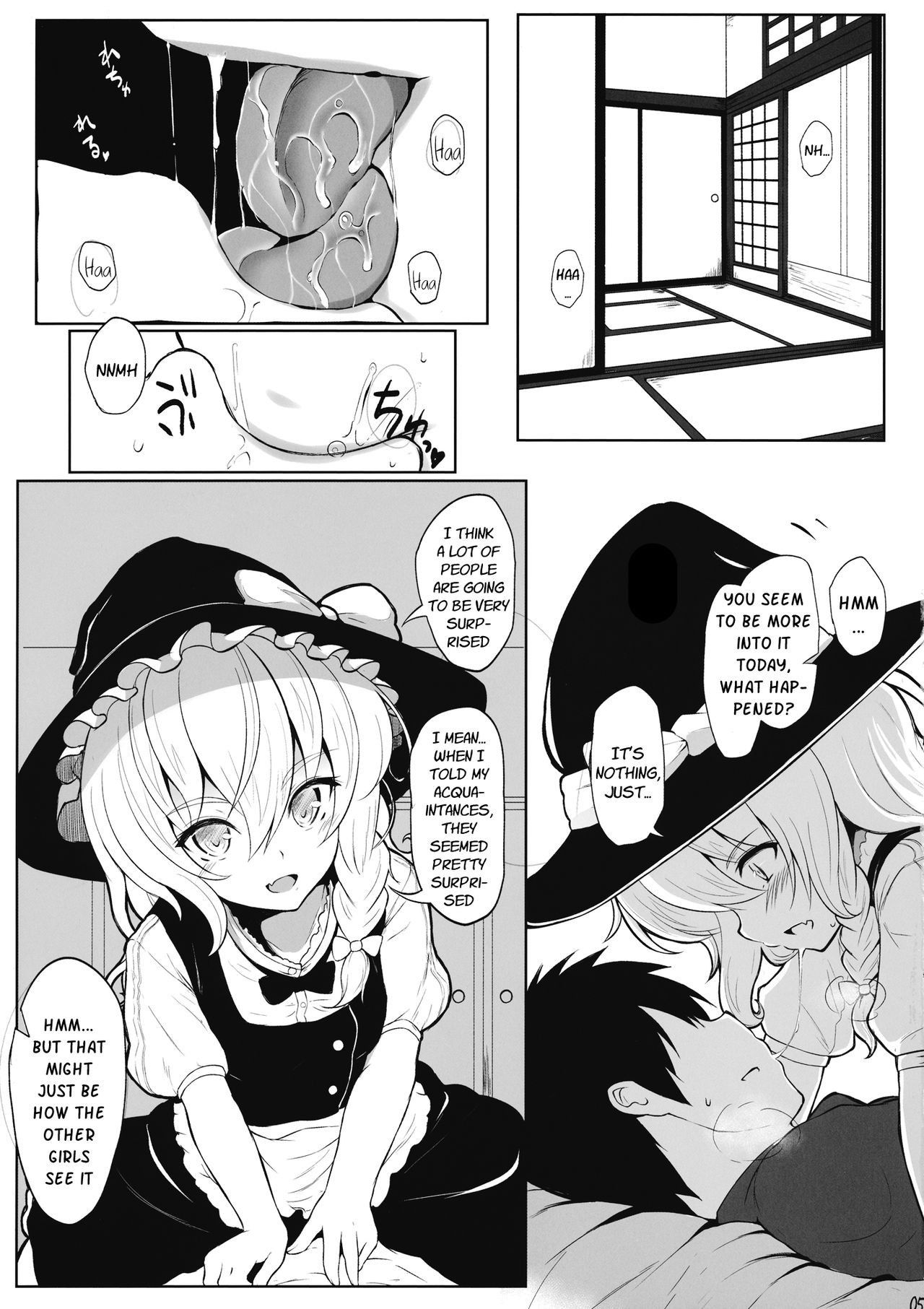 (Reitaisai 11) [HAMMER_HEAD (Makabe Gorou)] Marisa to Icha Love☆ (Touhou Project) [English] [DKKMD Translations]