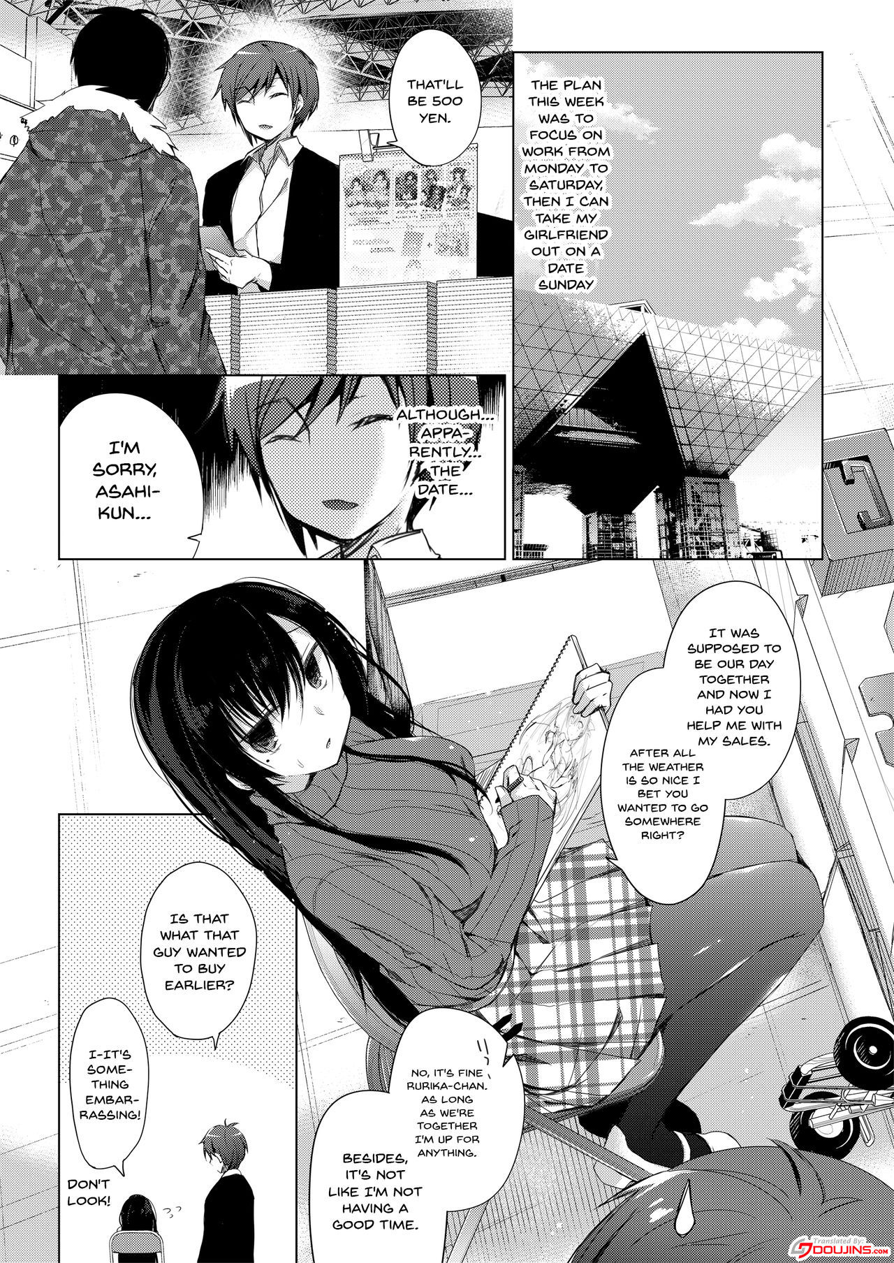 [Hirahira (Hirari)] Ero Doujin Sakka no Boku no Kanojo wa Uwaki nante Shinai. - She will never let me down. [English] {Doujins.com} [Digital]