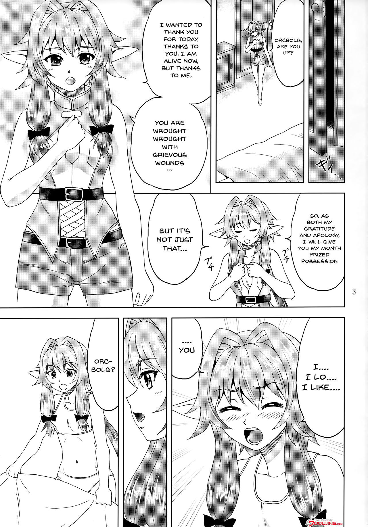 (COMIC1☆15) [YASRIN-DO (Yasu Rintarou)] Ko Onigoroshi o Iyashitai! | i want to heal a goblin slayer (Goblin Slayer) [English] {Doujins.com}