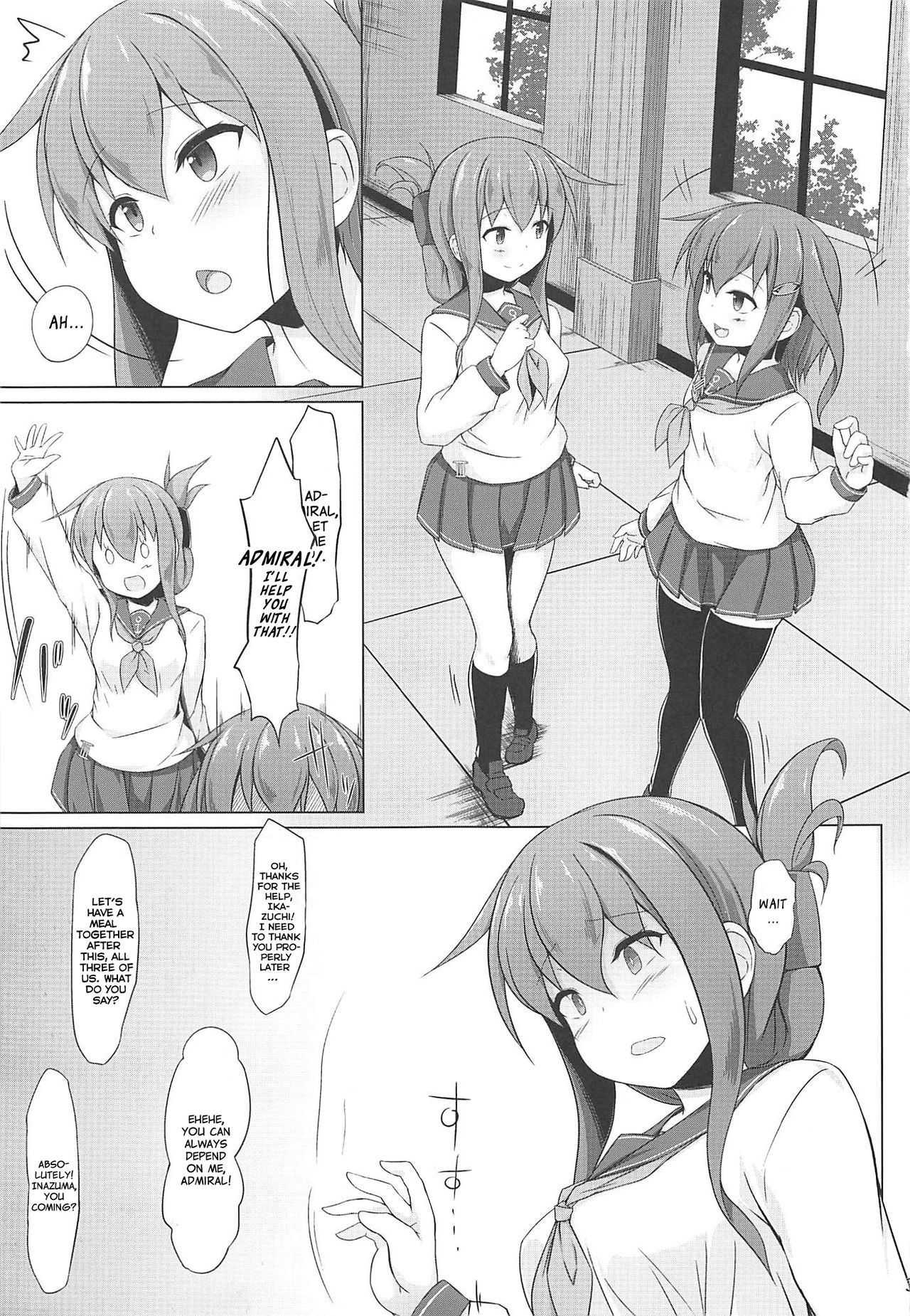 (C96) [Sirotaruto (Kotaru, Shirasaki Karu)] Ikazuchi to Inazuma wa Shireikan no Aka-chan ga Hoshii no desu!! | Ikazuchi and Inazuma Wants the Admiral's Babies!!  (Kantai Collection -KanColle-) [English] [Venatör]