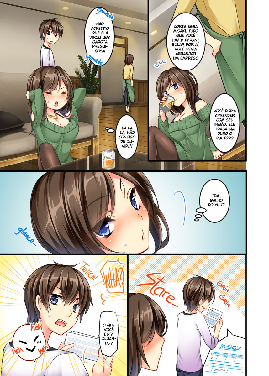 [hlz, Triangle! (Sanom, Uraha)] Uchi no Dame Ane ni Osowarete Tajitaji Nan desu ga!? | My No-good Sister's Overwhelming Seduction Technique!! [Portuguese-BR]