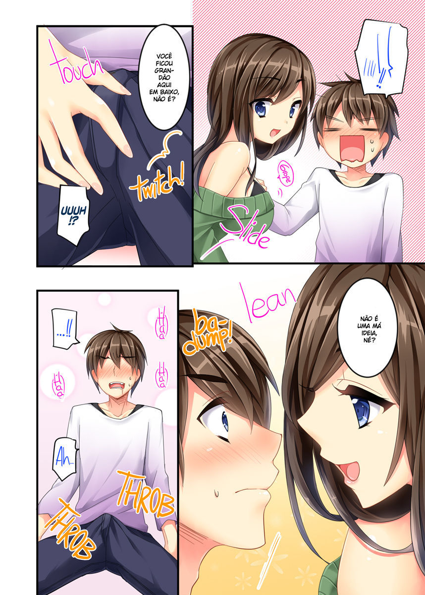 [hlz, Triangle! (Sanom, Uraha)] Uchi no Dame Ane ni Osowarete Tajitaji Nan desu ga!? | My No-good Sister's Overwhelming Seduction Technique!! [Portuguese-BR]