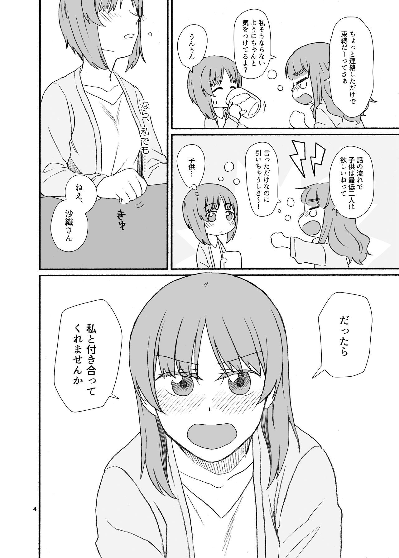 [Canary to Tsubame (Hayakawa Torinone)] Saori-san, Tsukiatte Kudasai! (Girls und Panzer) [Digital]