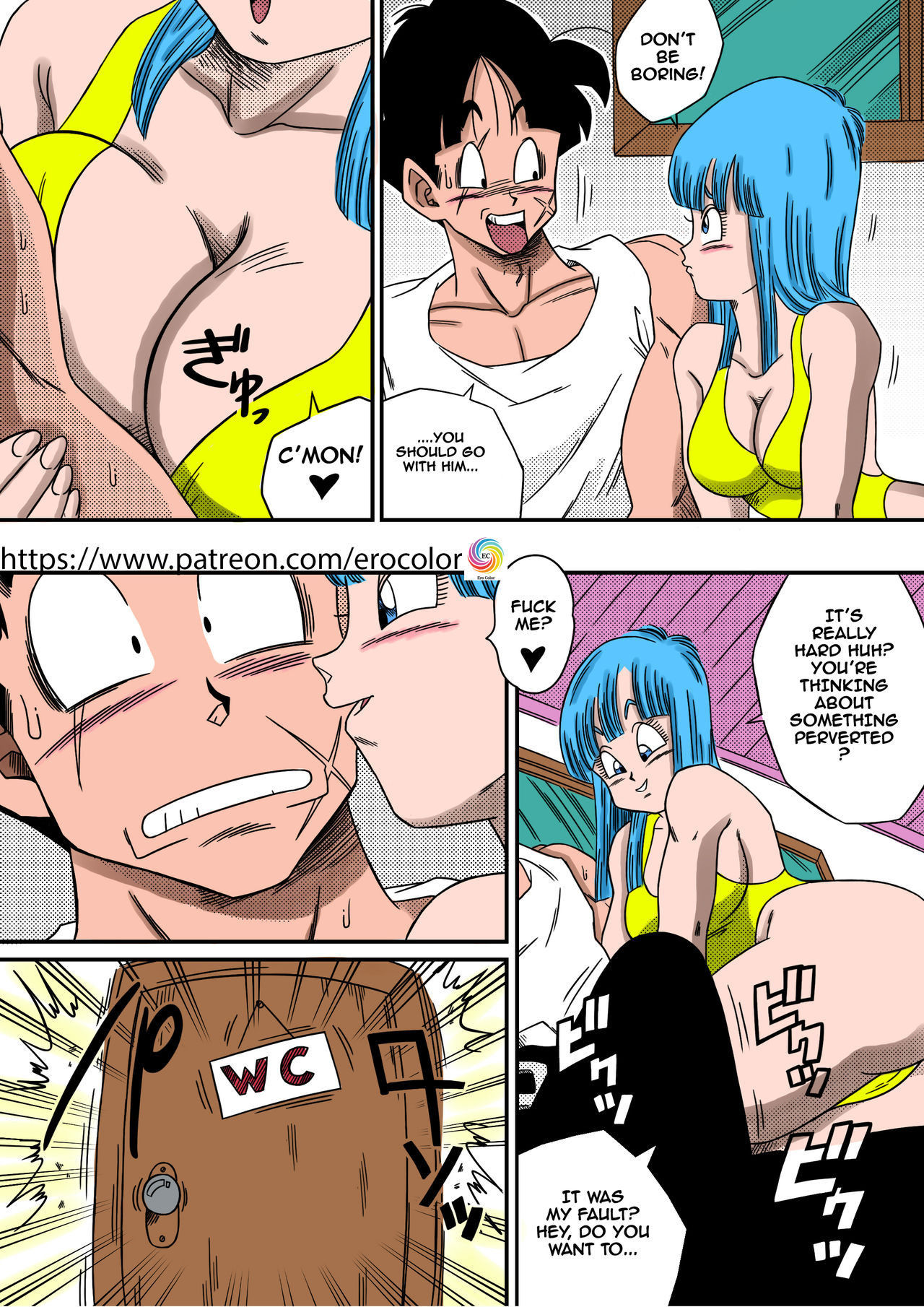 [Yamamoto] BITCH GIRLFRIEND (Dragon Ball Z) [English] [Colorized]