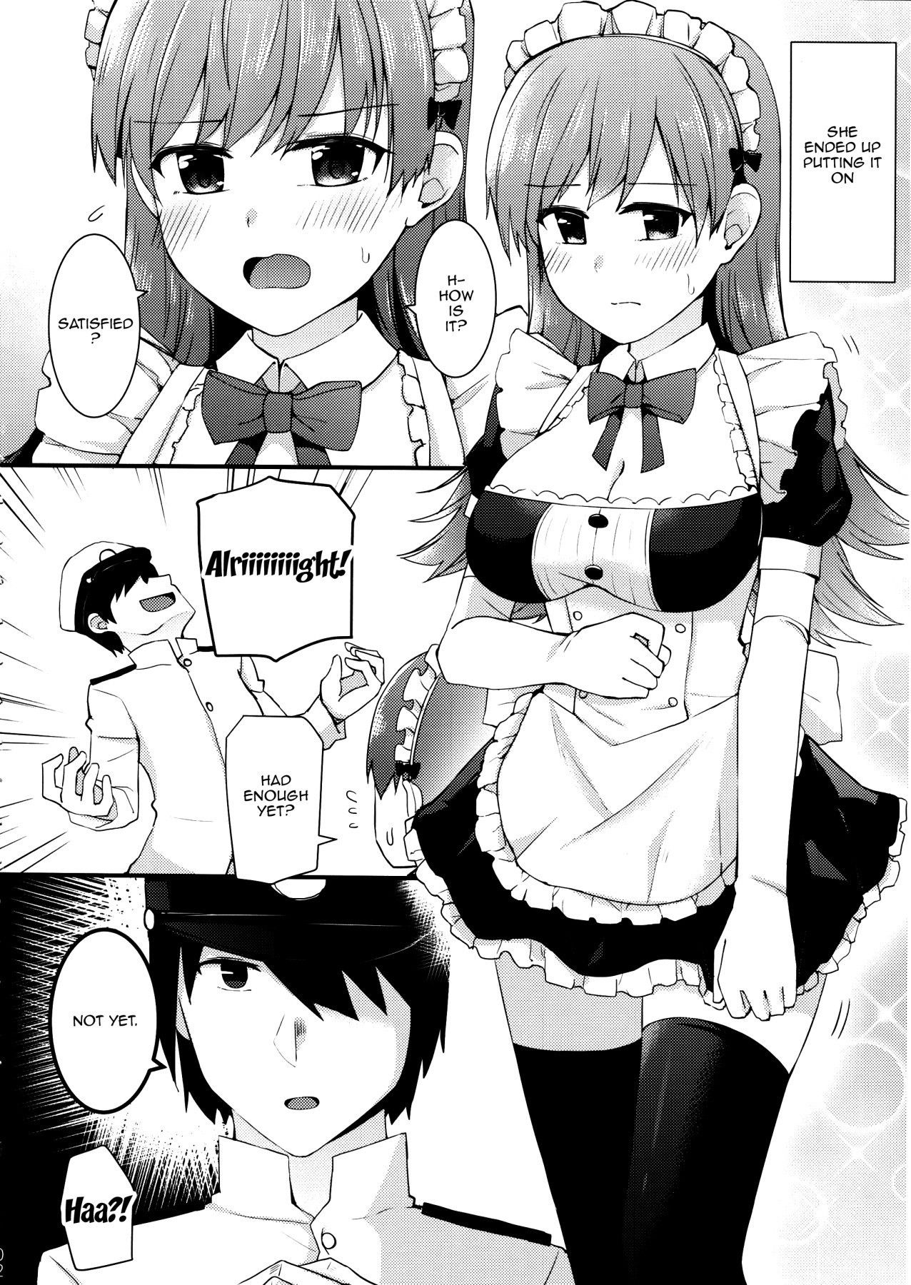 (FF27) [Rayzhai (Rayze)] Ooi! Maid Fuku o Kite miyou! | Ooi! Try On These Maid Clothes! (Kantai Collection -KanColle-) [English] {Doujins.com}